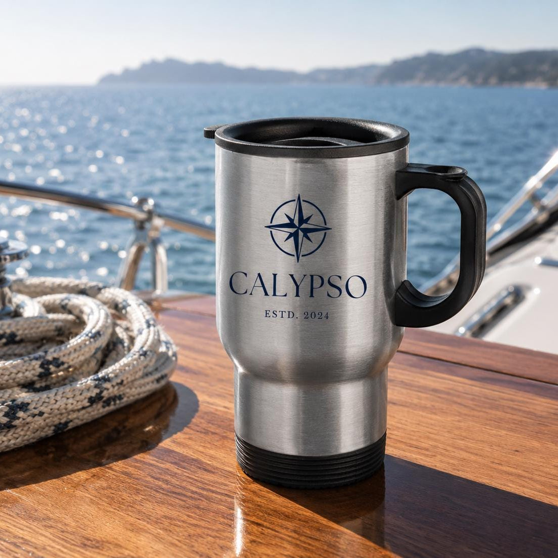 Personalisierter Becher Bootsname