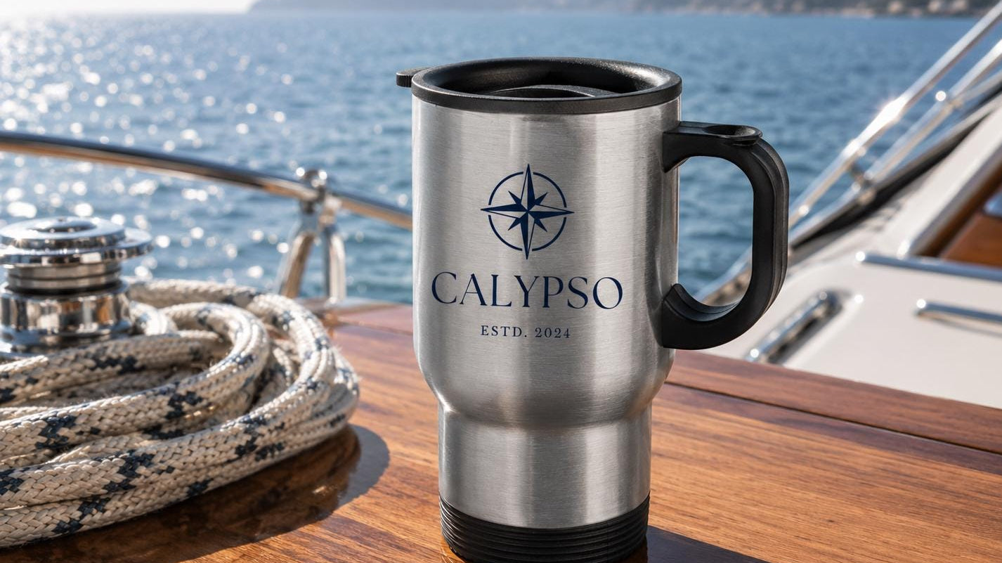 Personalisierter Becher Bootsname