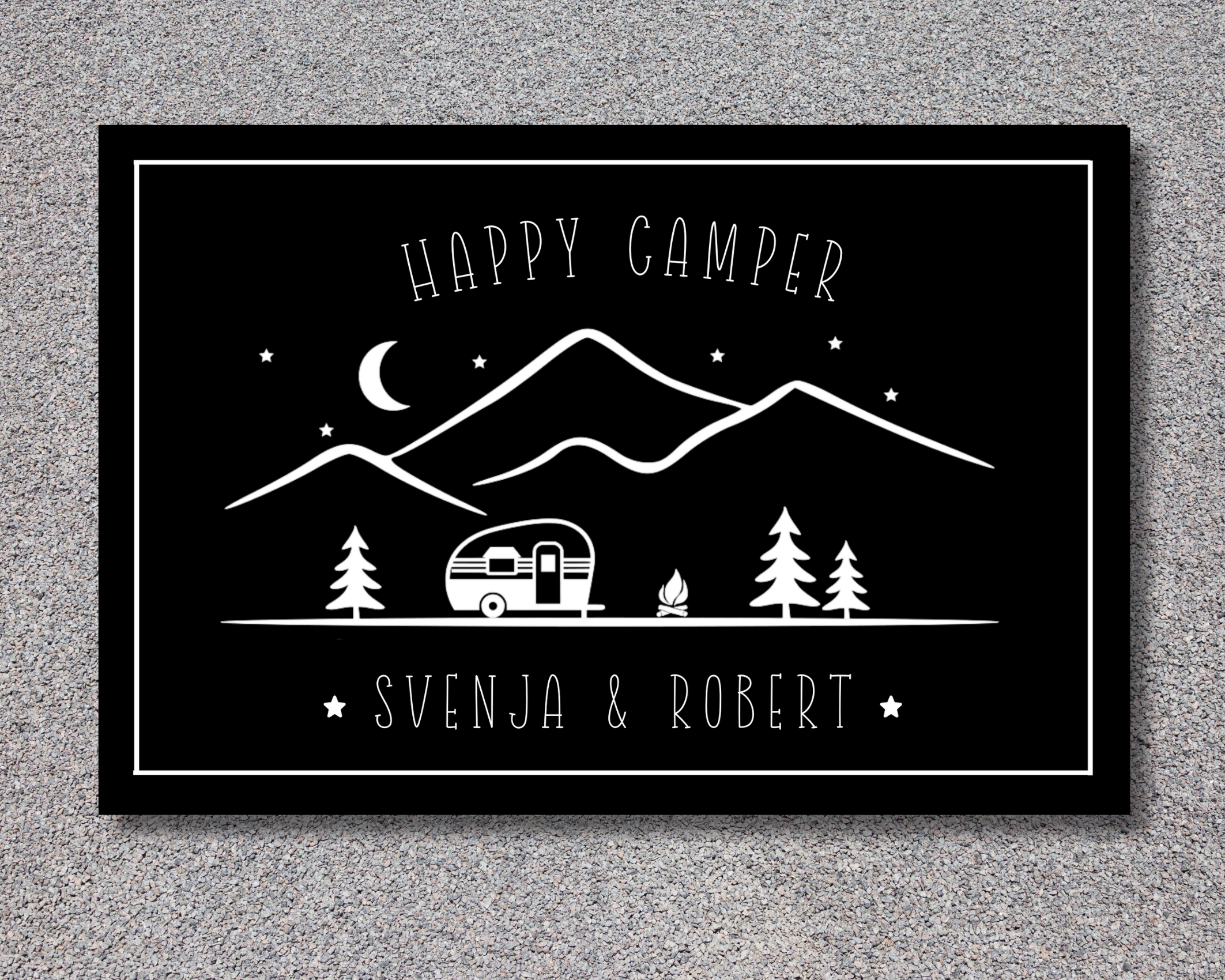 Fußmatte Camper | Personalisiert | Wohnmobil Camping - Roo's Gift Shop