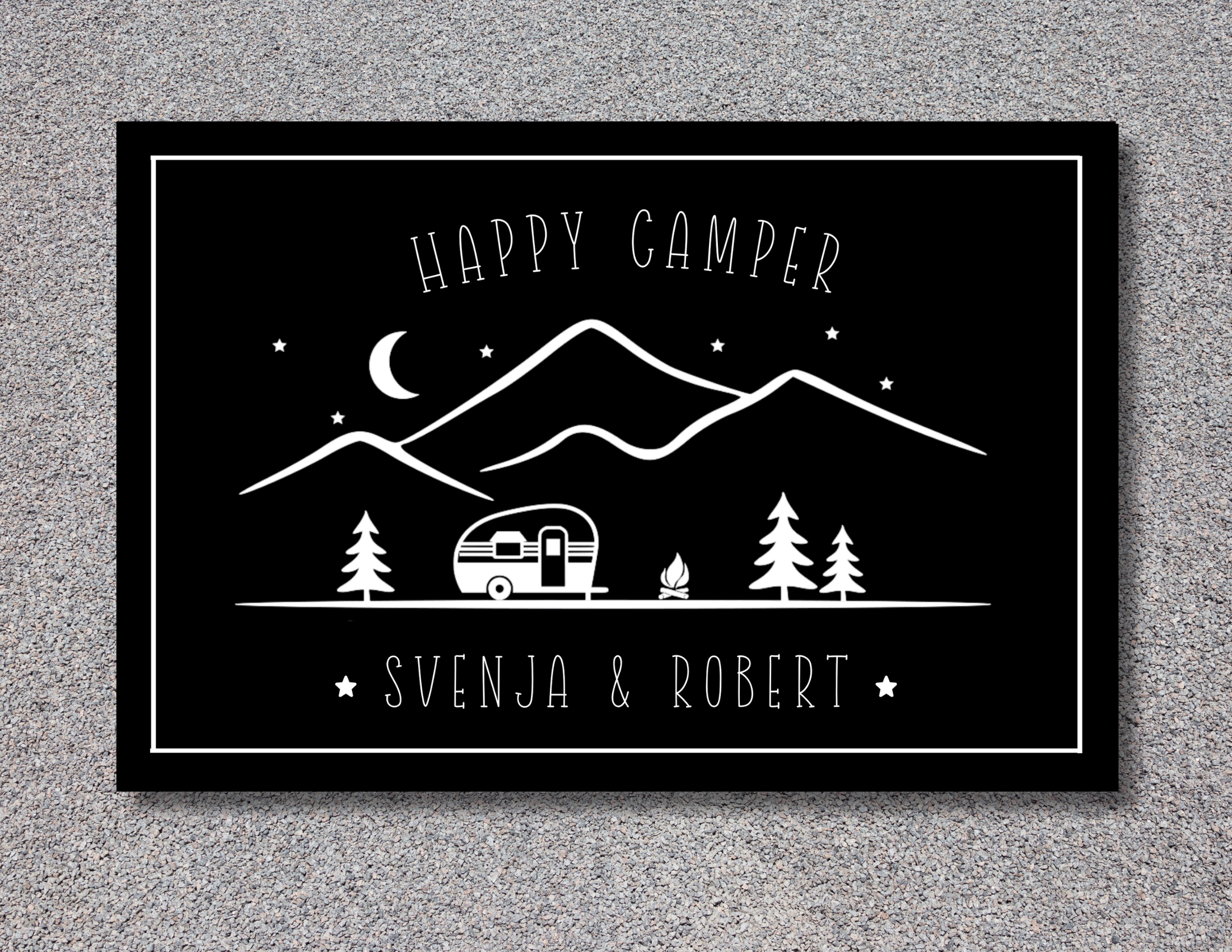 Fußmatte Camper | Personalisiert | Wohnmobil Camping - Roo's Gift Shop