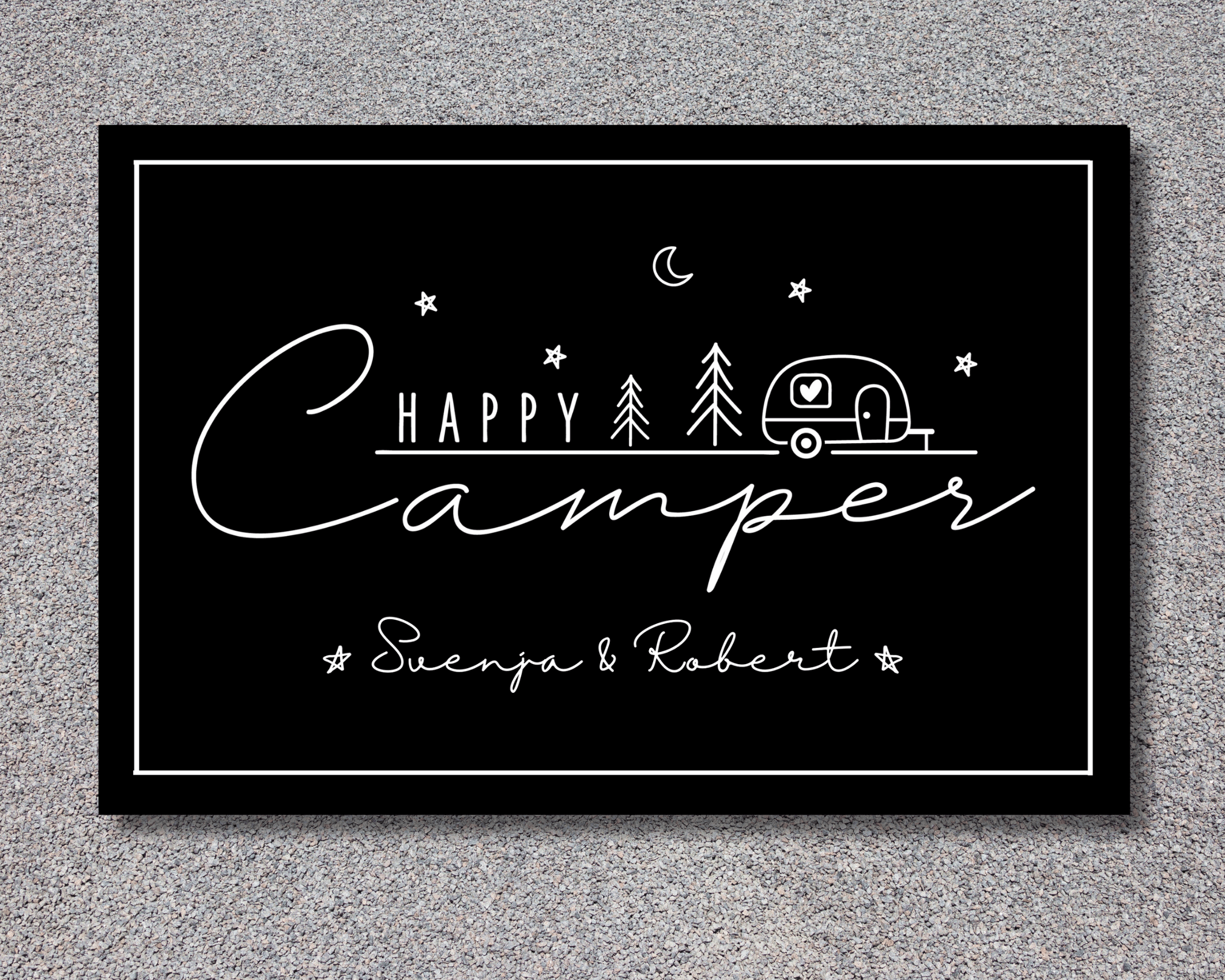 Fußmatte Camper | Personalisiert | Wohnmobil Camping - Roo's Gift Shop