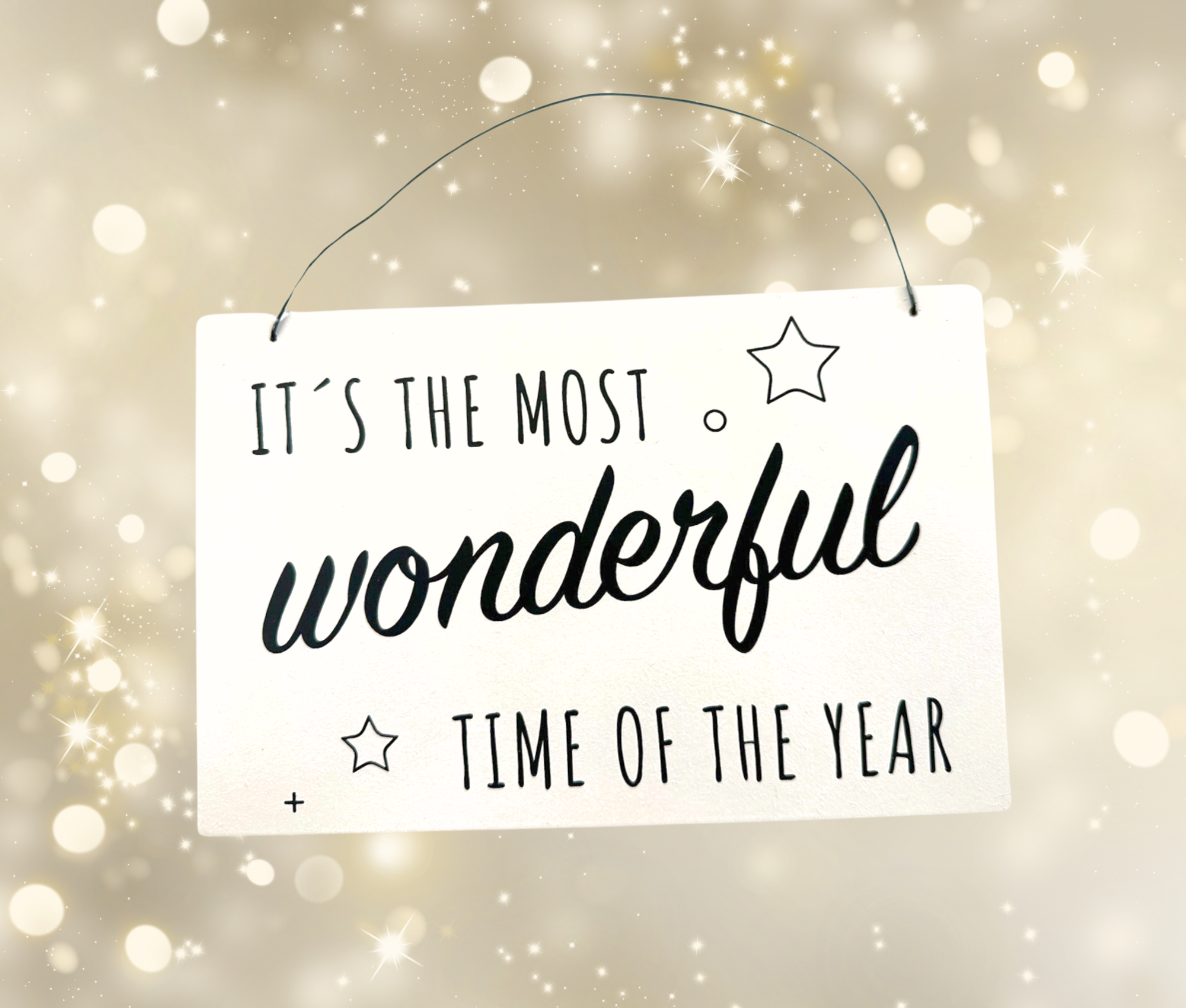 Schild aus Holz | Weihnachten Roo's Gift Shop