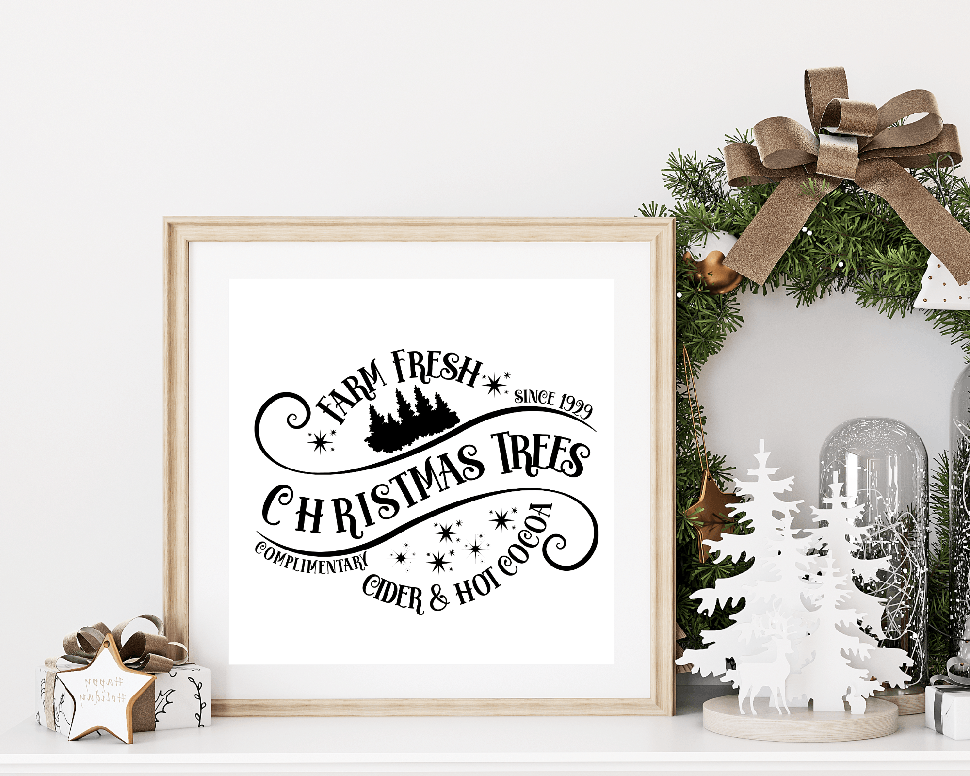 Kissen | Weihnachten | Farm Fresh Christmas Trees - Roo's Gift Shop