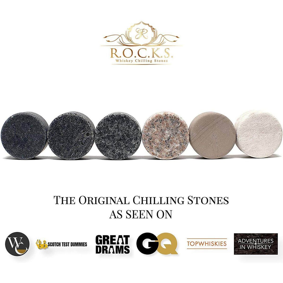 The Original Rocks | Granitsteine für Whiskey Roo's Gift Shop