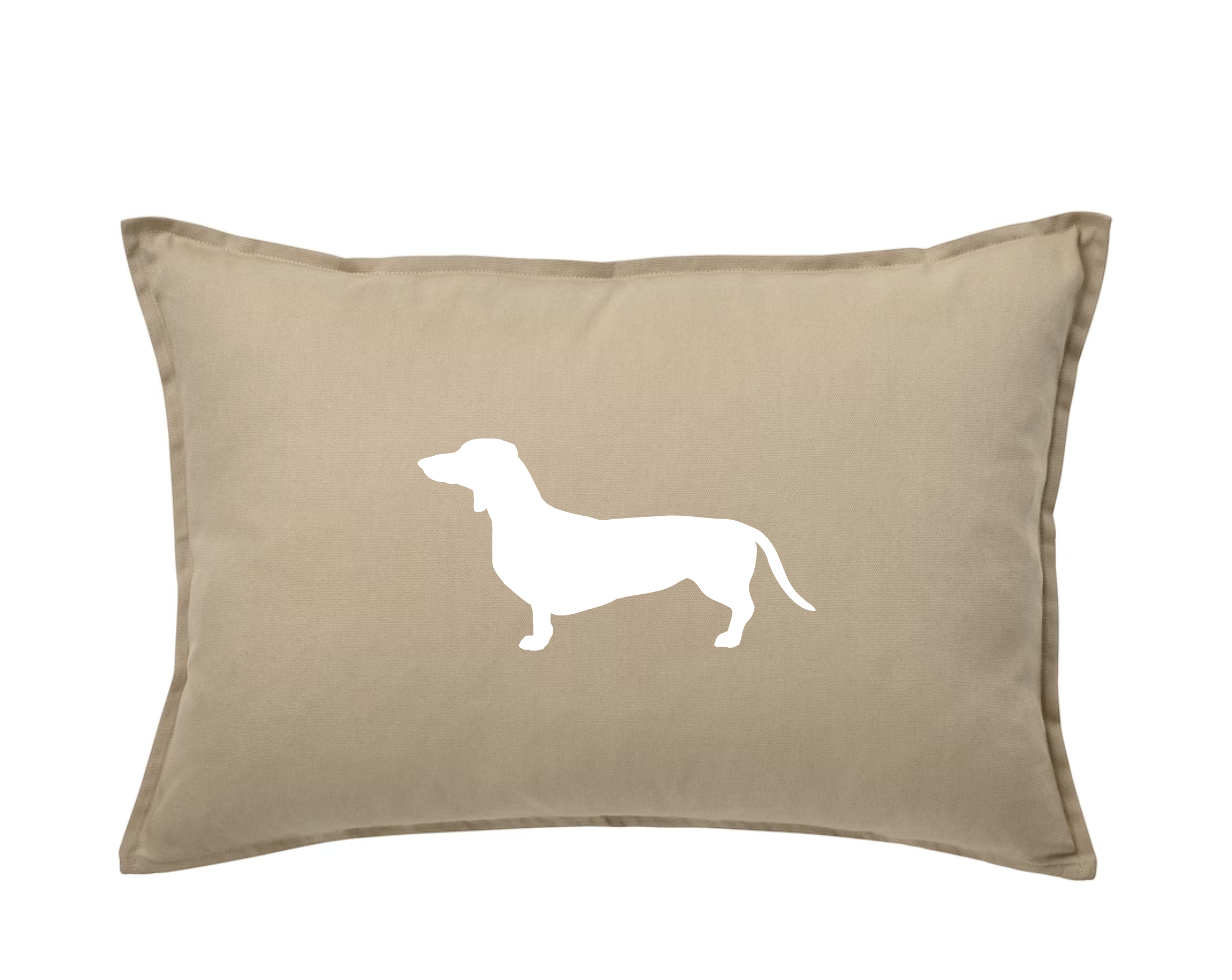Kissen | Dackel | sandfarben | 40 x 58 cm Roo's Gift Shop