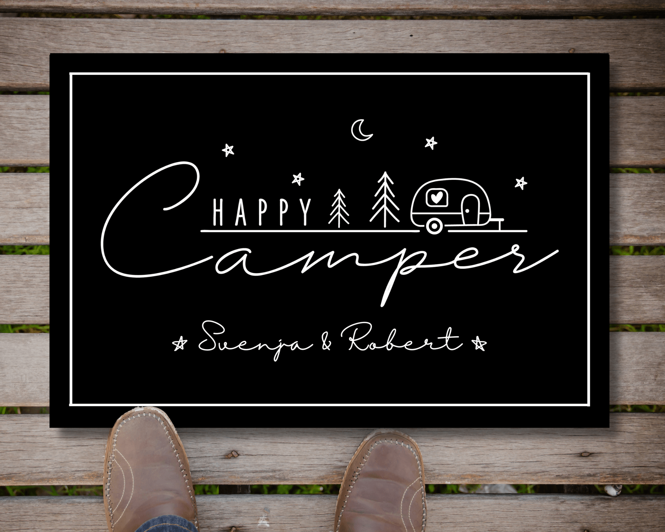 Fußmatte Camper | Personalisiert | Wohnmobil Camping - Roo's Gift Shop