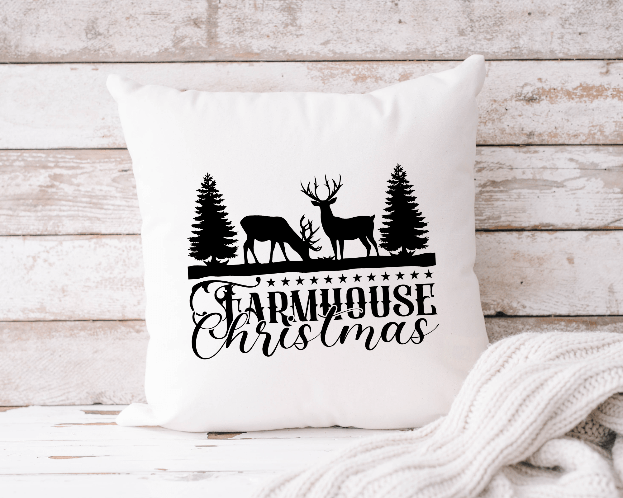 Kissen | Weihnachten | Farm Fresh Christmas Trees - Roo's Gift Shop