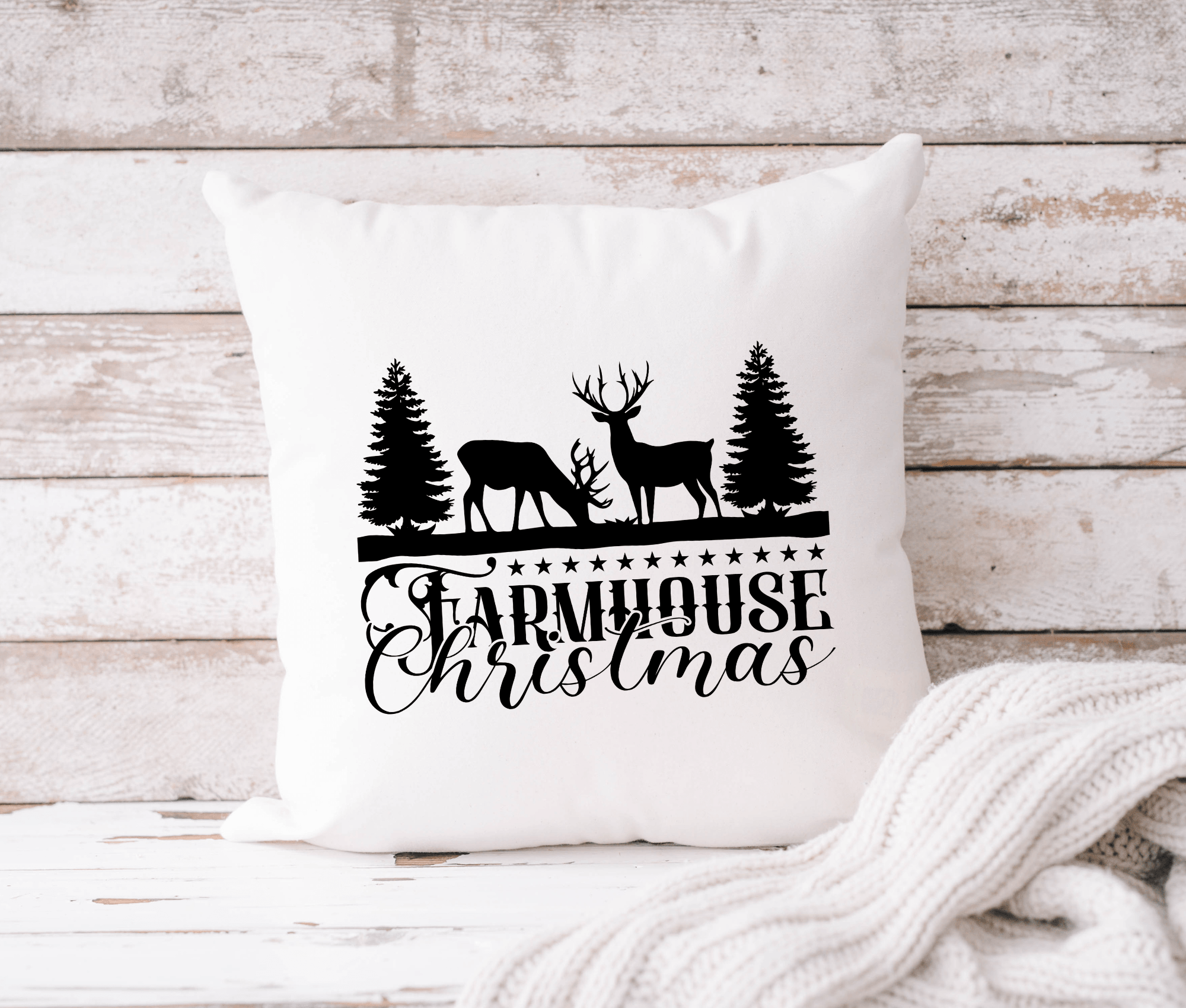 Kissen | Weihnachten | Farm Fresh Christmas Trees - Roo's Gift Shop