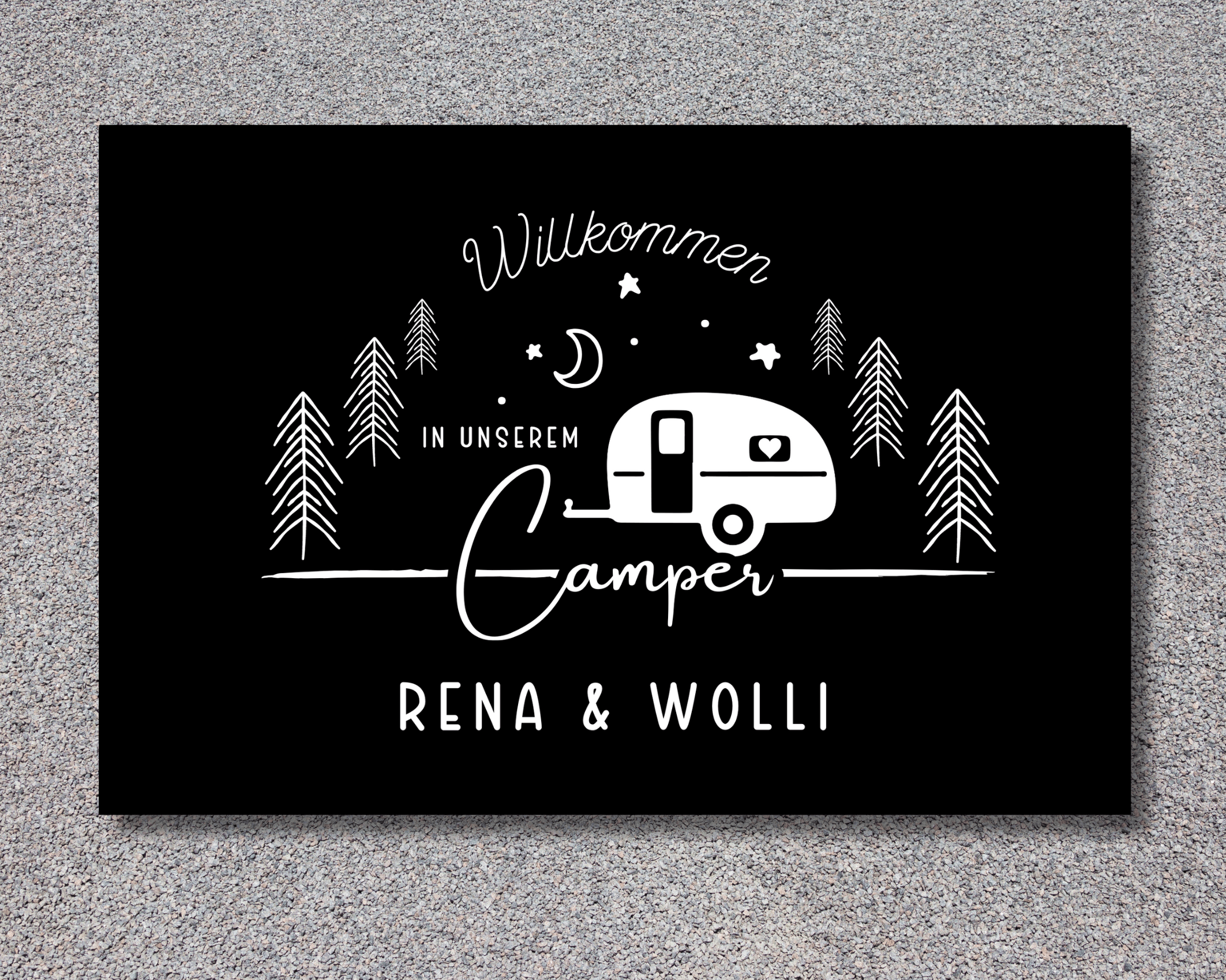 Fußmatte Camper | Personalisiert | Wohnmobil Camping - Roo's Gift Shop
