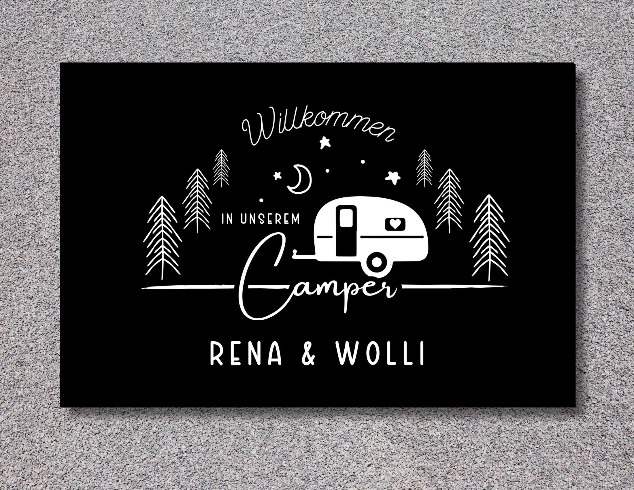 Fußmatte Camper | Personalisiert | Wohnmobil Camping - Roo's Gift Shop