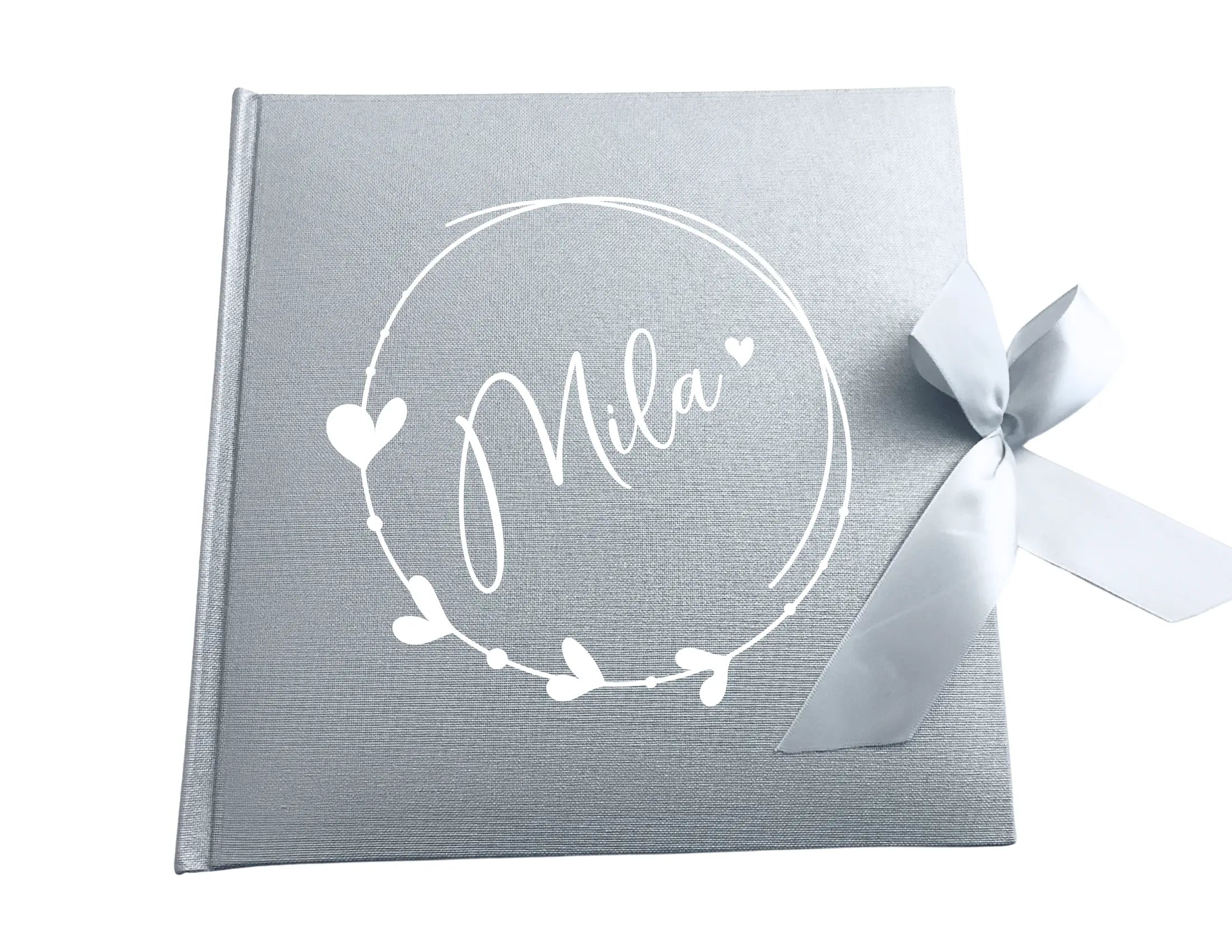 Album | zur Geburt Taufe | personalisiert | silber Roo's Gift Shop