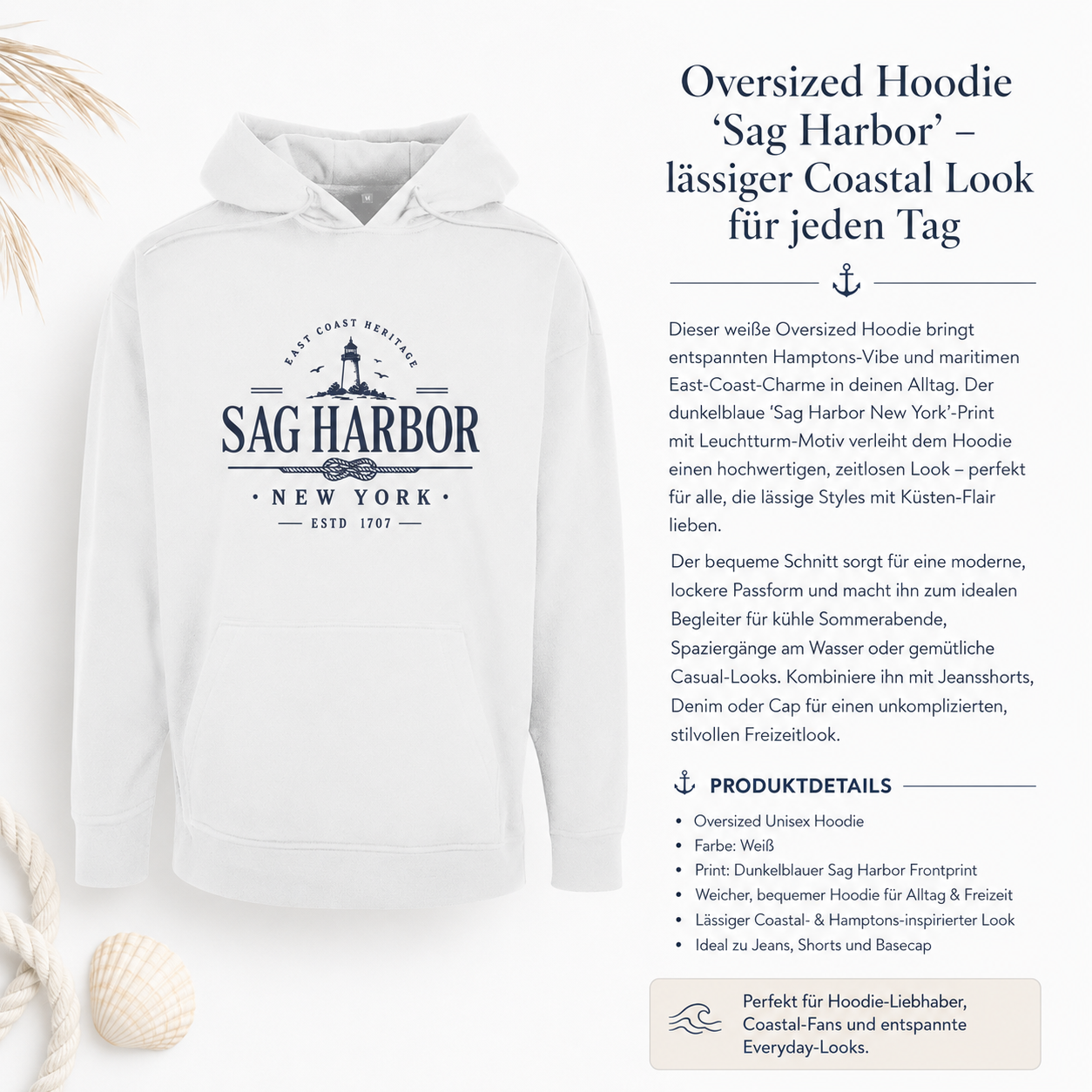 Unisex Oversize Hoodie SH Logo Printegy