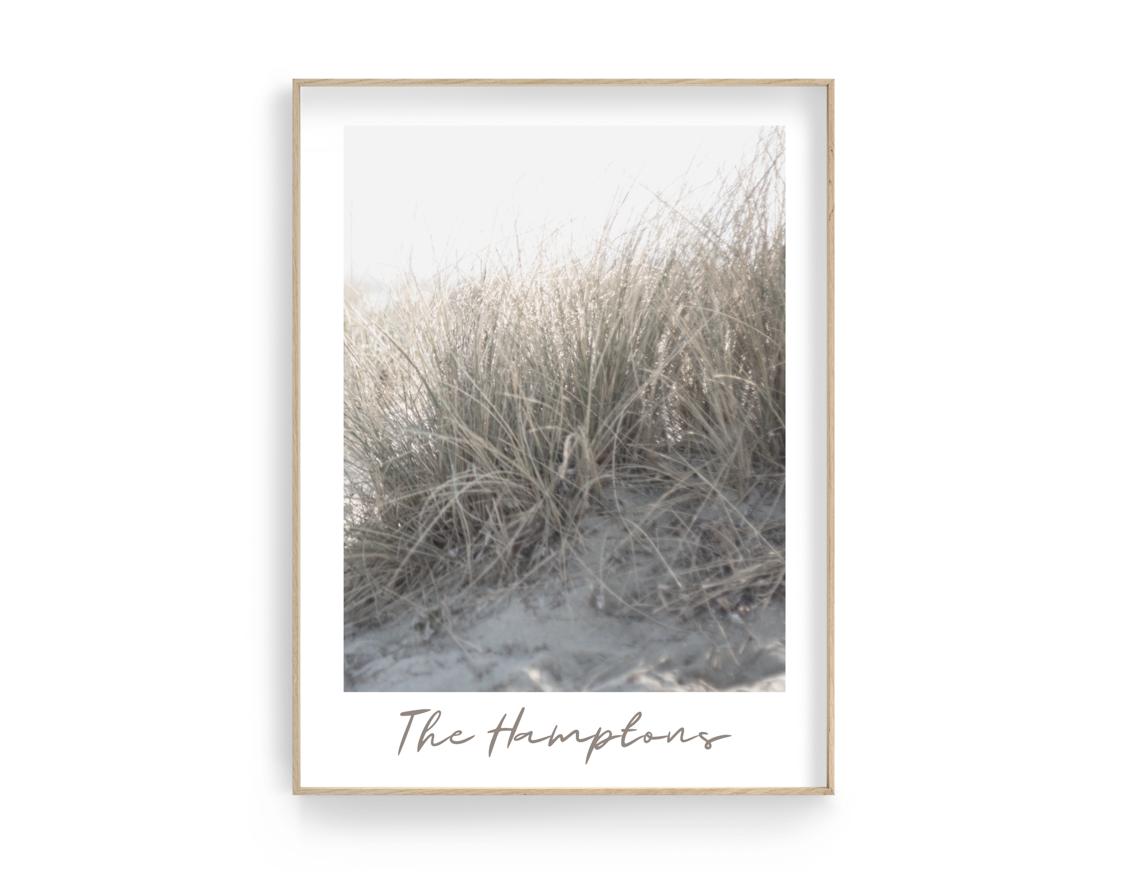 Poster | The Hamptons | Düne | Strandgras Gräser Roo's Gift Shop