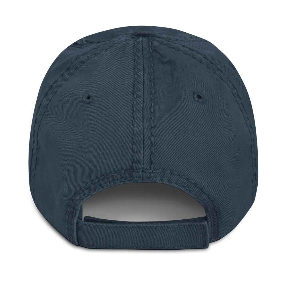 Basecap bestickt im used Look | Hamptons New York | unisex | in blau oder grau Roo's Gift Shop