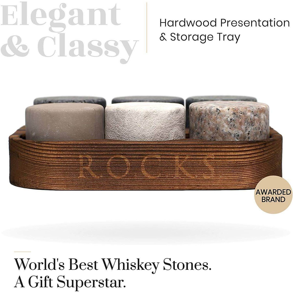 The Original Rocks | Granitsteine für Whiskey Roo's Gift Shop