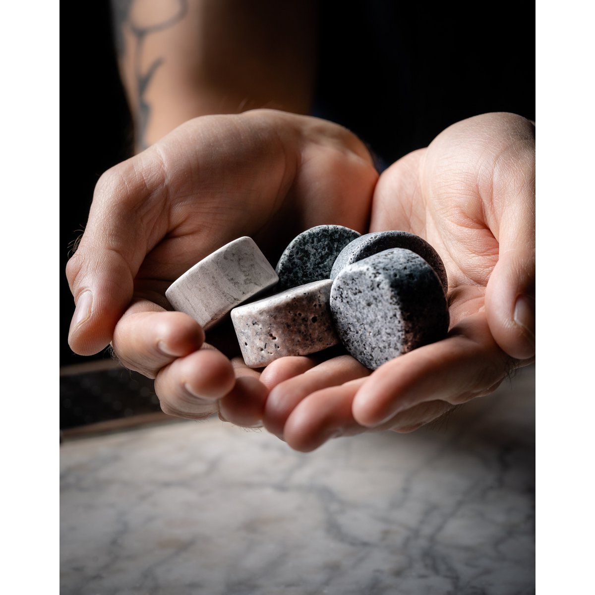 The Original Rocks | Granitsteine für Whiskey Roo's Gift Shop