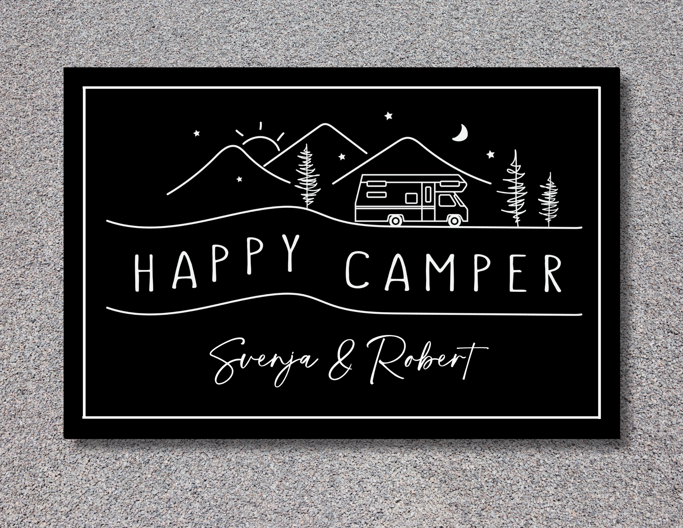 Fußmatte Camper | Personalisiert | Wohnmobil Camping - Roo's Gift Shop