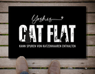 Fußmatte | Personalisiert Katzenliebhaber | Cat Flat - Roo's Gift Shop