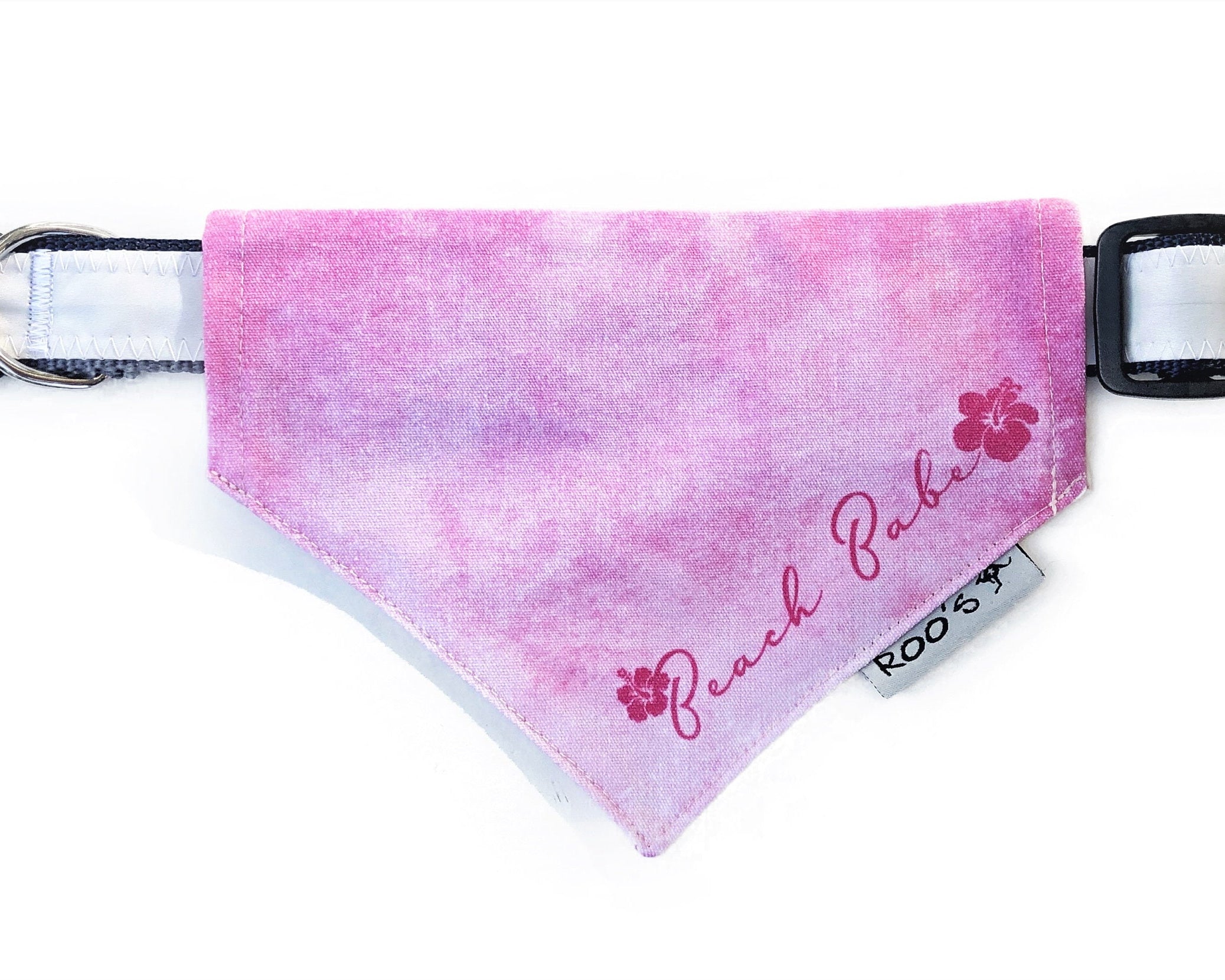 Hundehalstuch "Beach Babe" | pink | Hunde Bandana