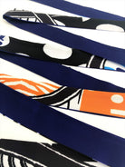 Schmaler seidiger Schal | Twilly | Handtasche Griff | Wrap | Tuch | Haarband | Armband | Taschenband lila blau violett orange