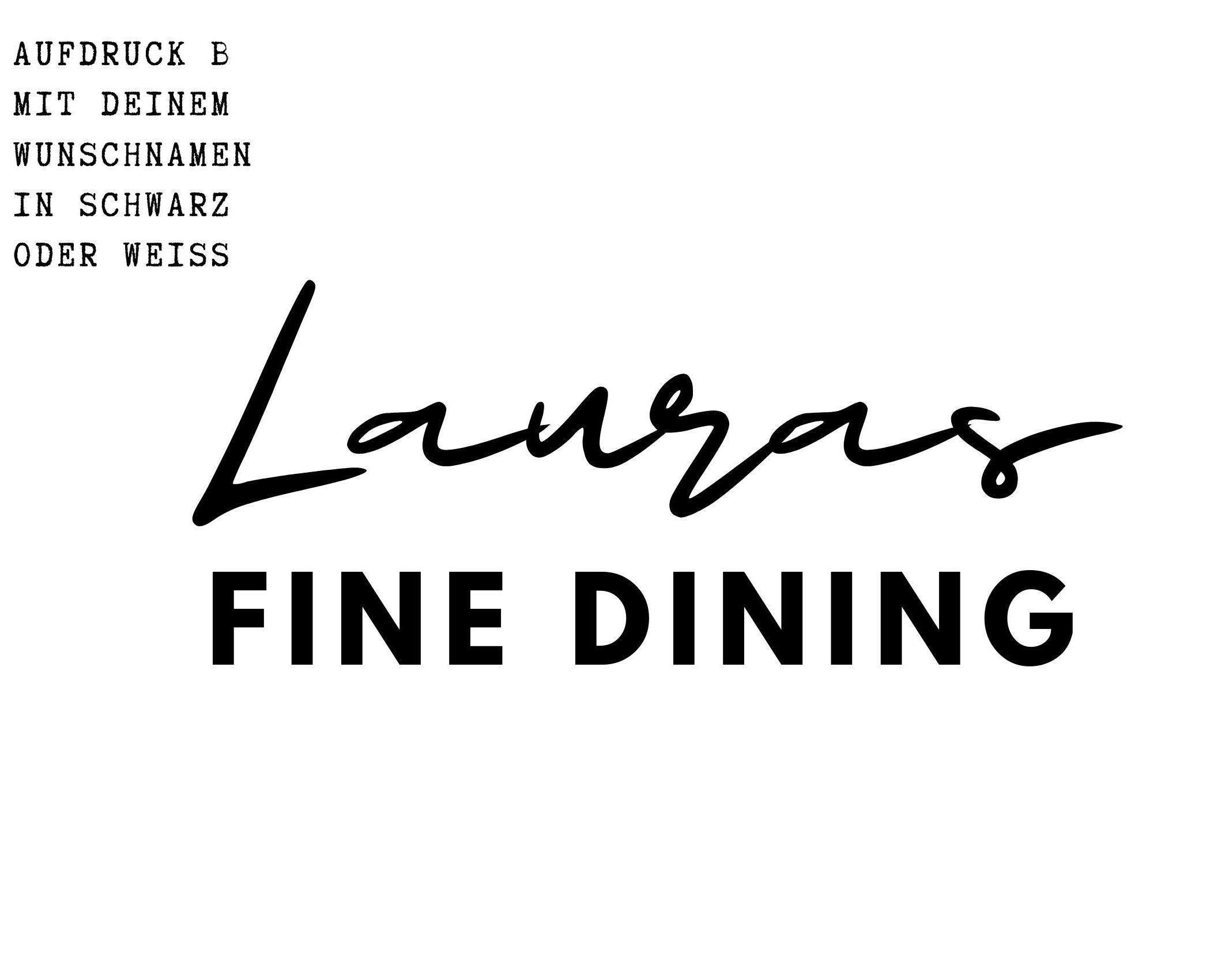 Schürze personalisiert | edle natur graue Leinen-Optik | Schrift in schwarz oder weiß | Schürze mit Deinem Namen | One Size