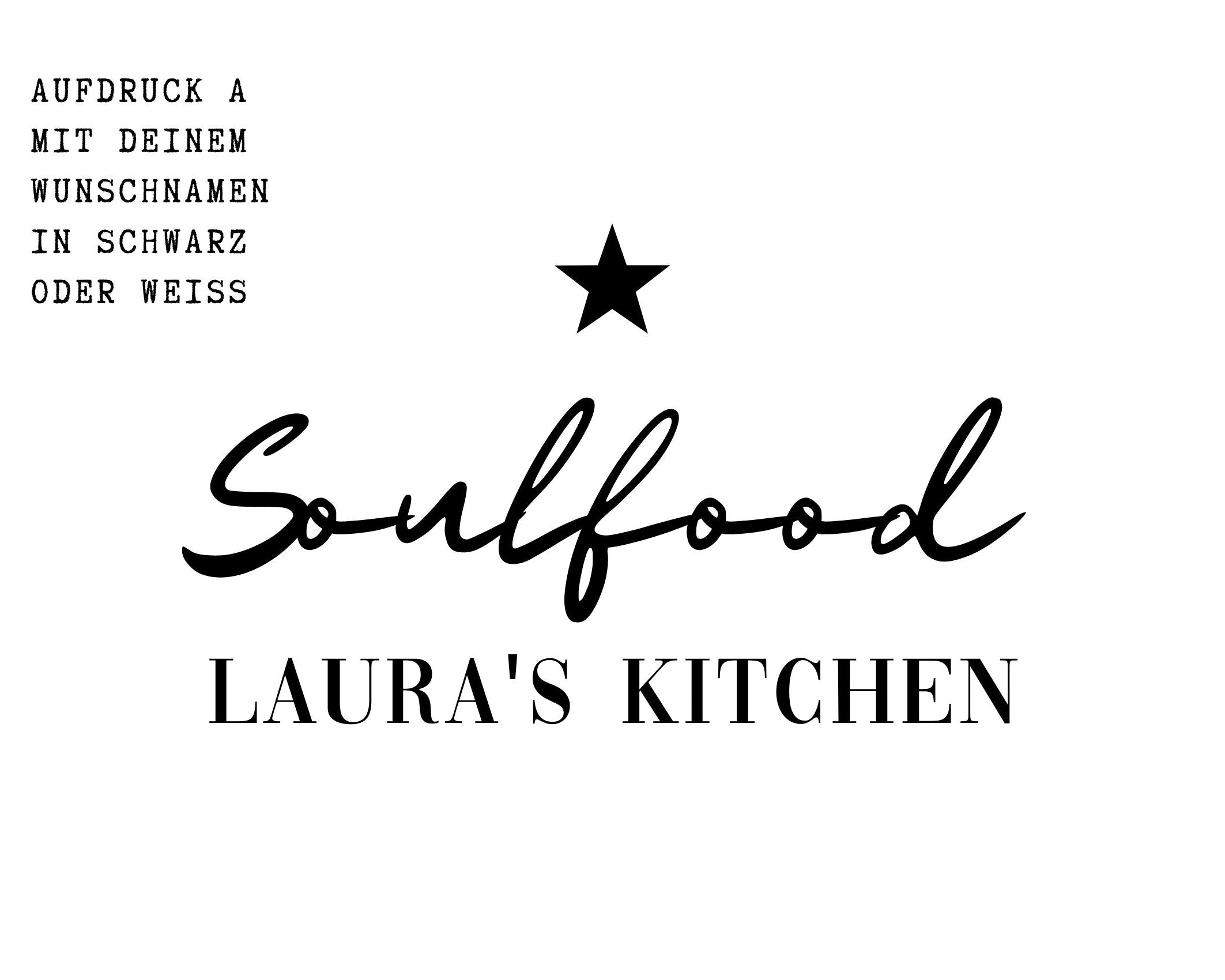 Schürze personalisiert | edle natur graue Leinen-Optik | Schrift in schwarz oder weiß | Schürze mit Deinem Namen | One Size