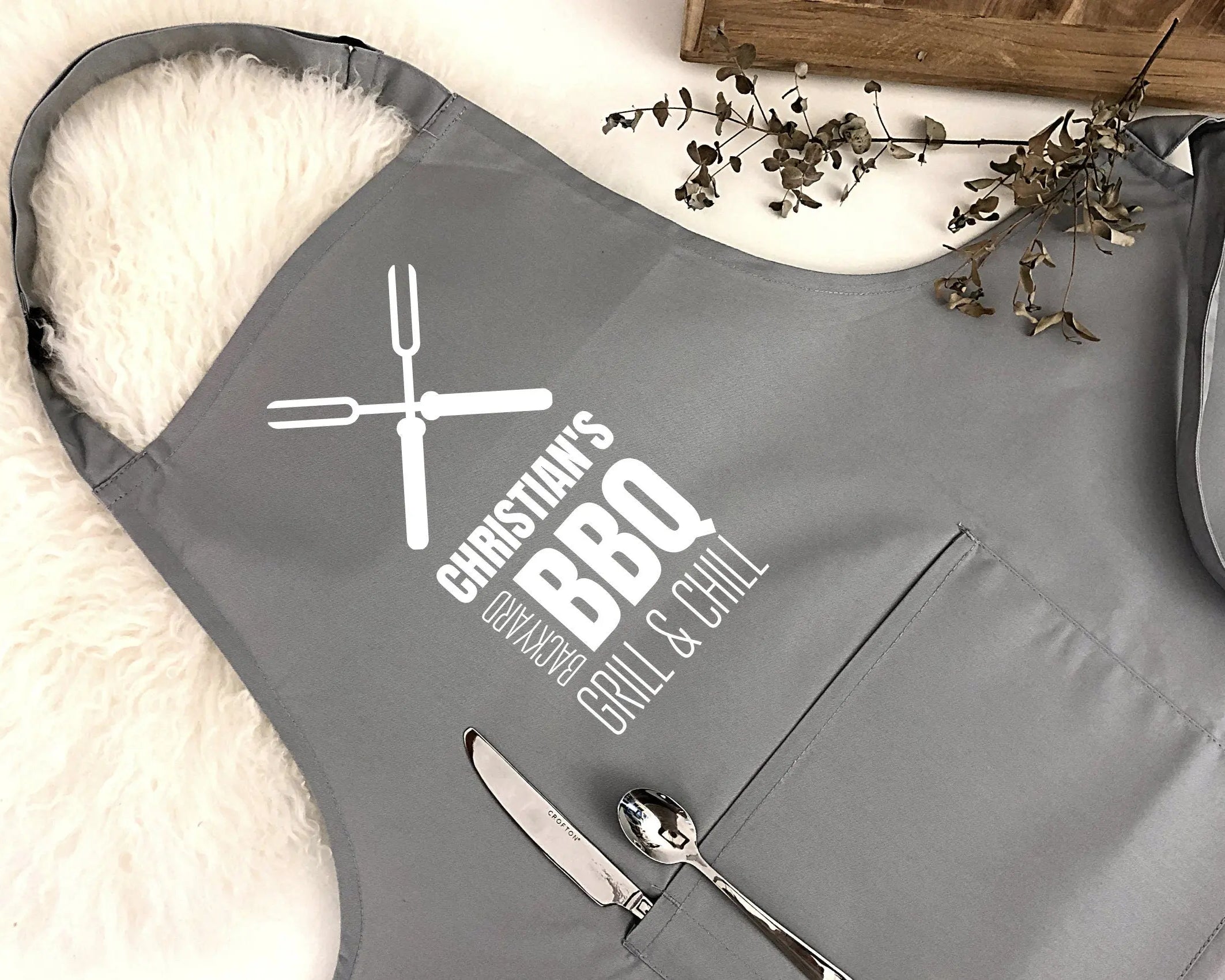 Grillschürze | BBQ Grill & Chill | personalisiert