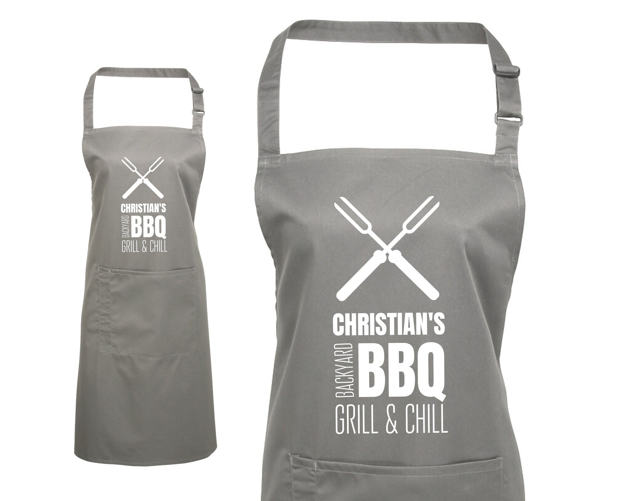 Grillschürze | BBQ Grill & Chill | personalisiert