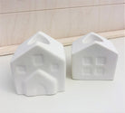 Kerzenständer | Häuschen | Kerzenhalter weißes kleines Haus | Skandi Deko | Ständer Halter