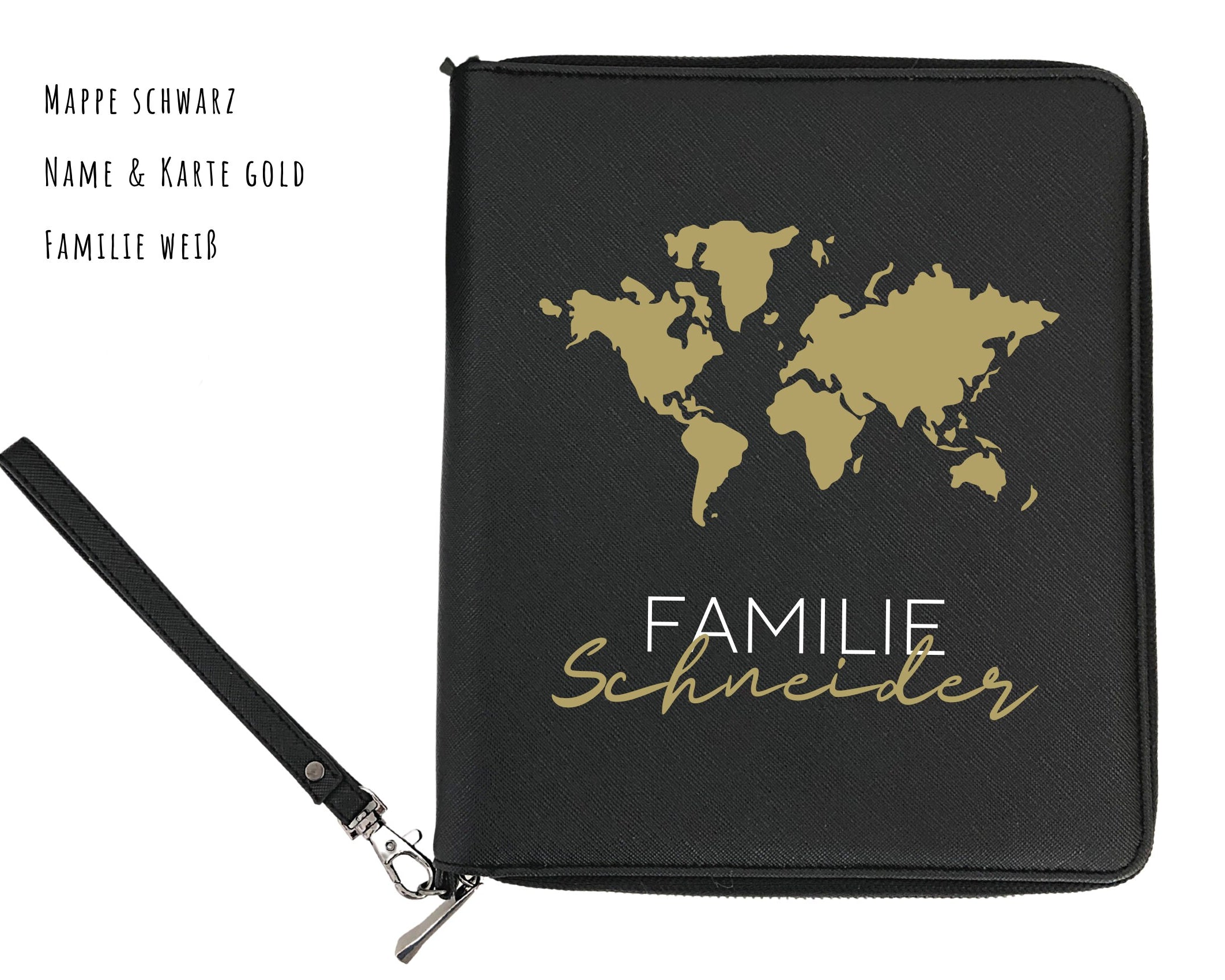 Travel Organizer | personalisierte Mappe Reise Unterlagen