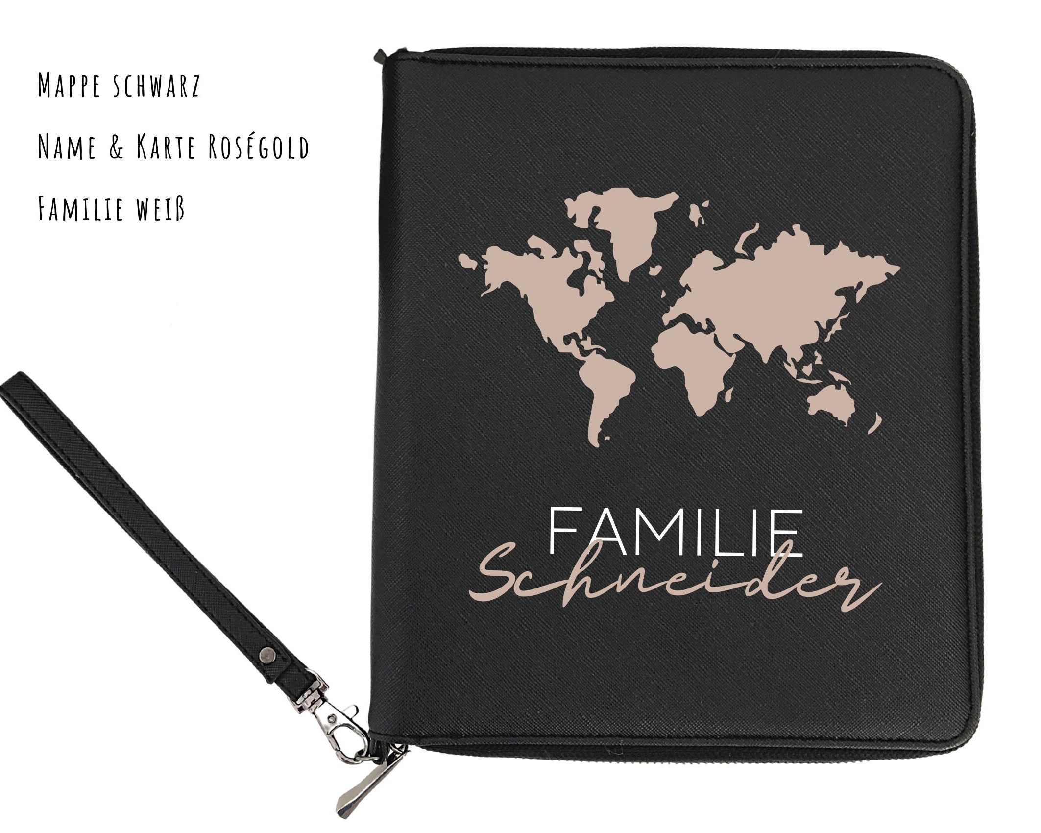 Travel Organizer | personalisierte Mappe Reise Unterlagen