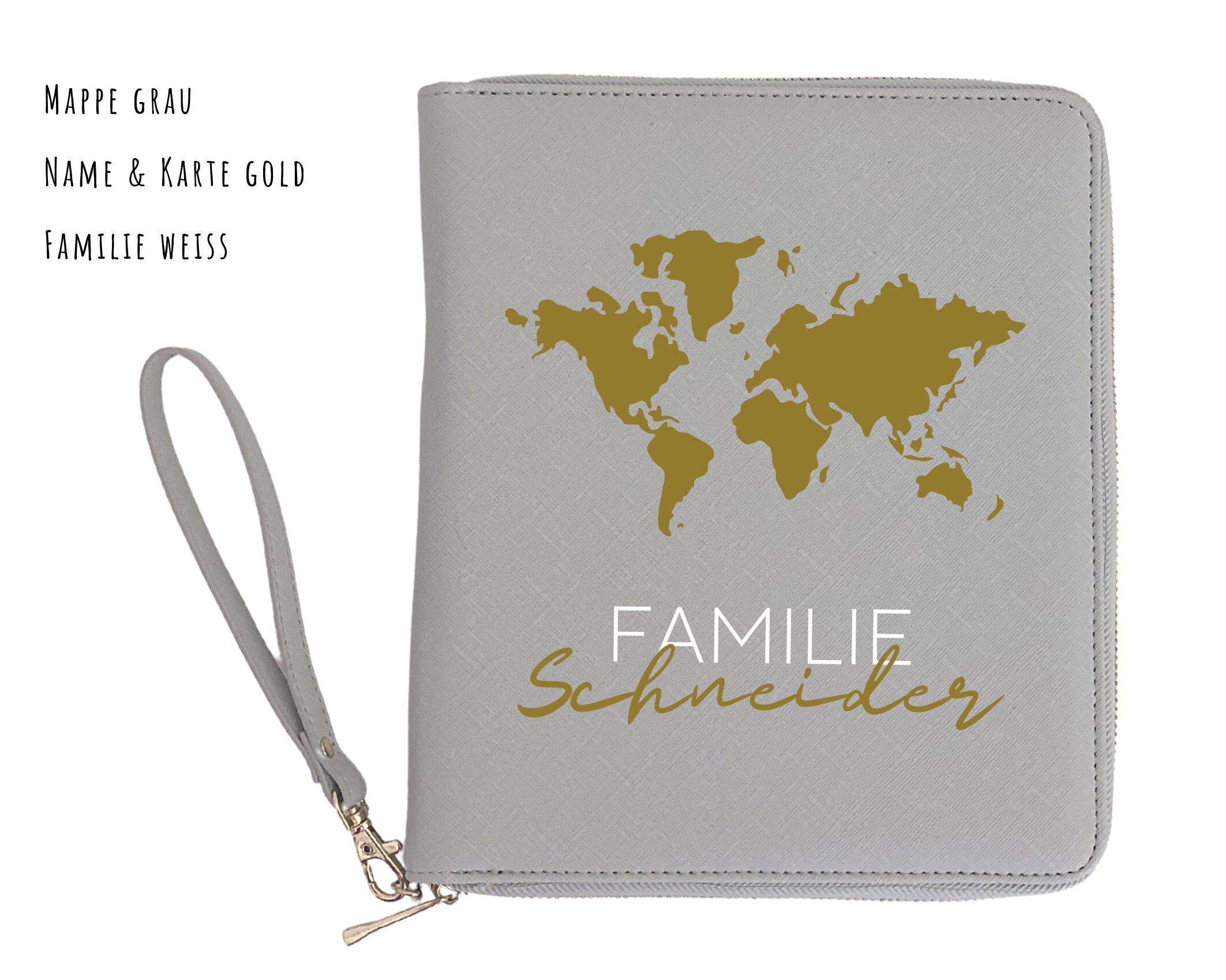 Travel Organizer | personalisierte Mappe Reise Unterlagen