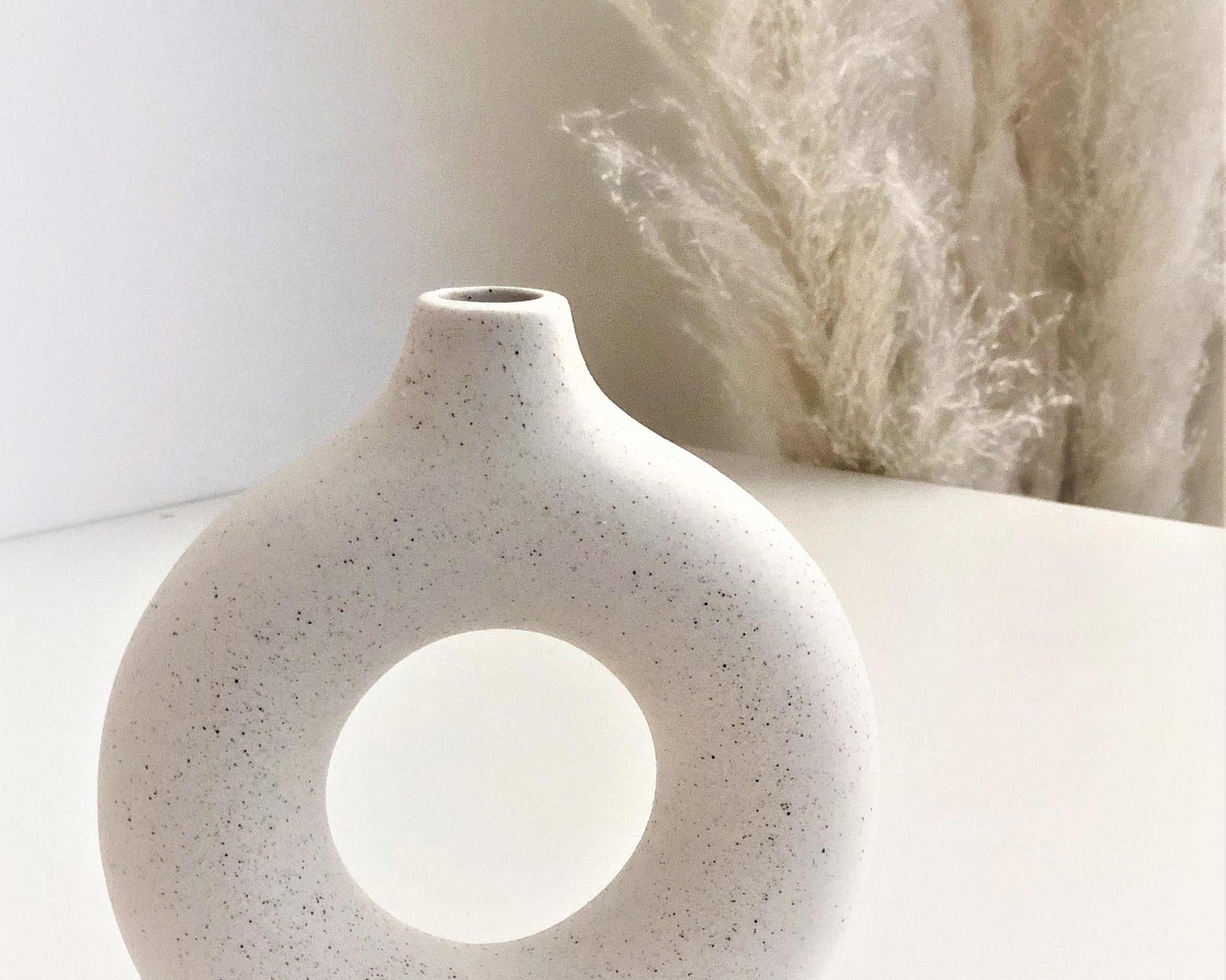 Donut Vasen unterschiedliche Größen | Deko Objekte | Nordic Stil | Skandi | Vase rund mit Loch