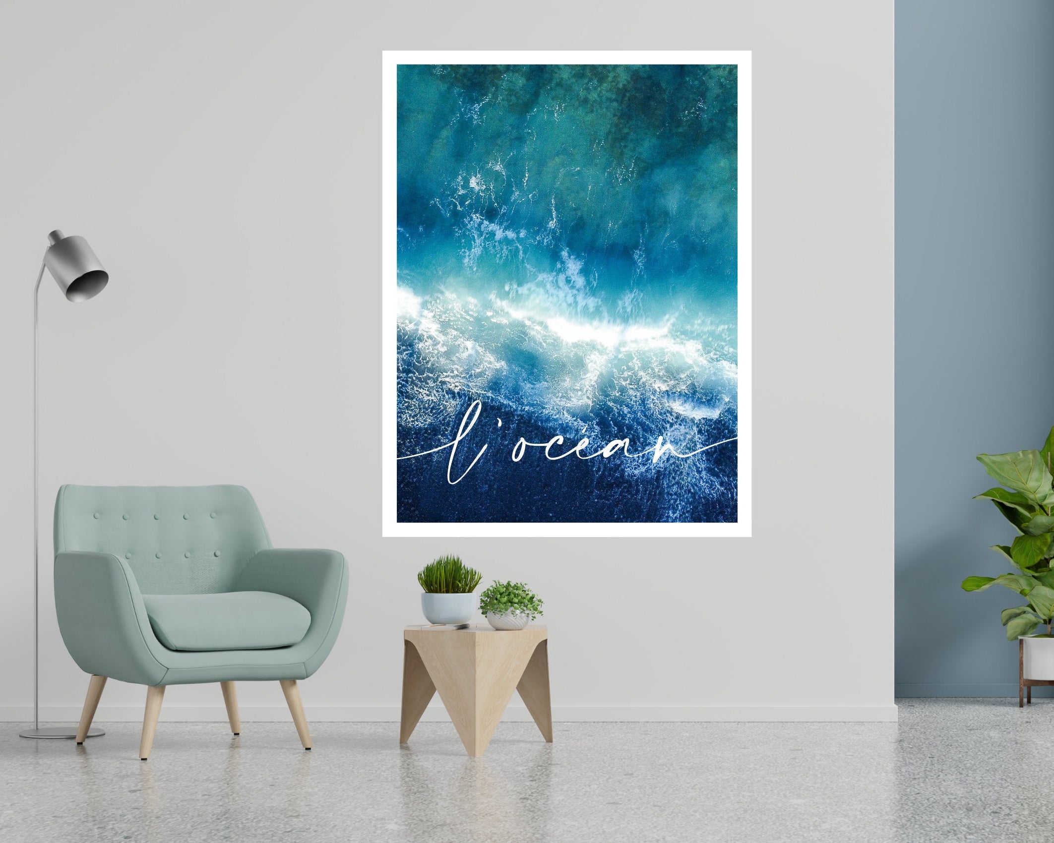 L' océan | Poster vom Meer | Beach | maritim | Bilder Serie | Wand Deko | Meeresposter | Ozean | Strandposter