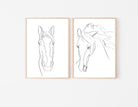 Hunde Portrait | One Line Art | Haustier Portrait | Benutzerdefiniert | Tierportrait Name | Auch als Gutschein