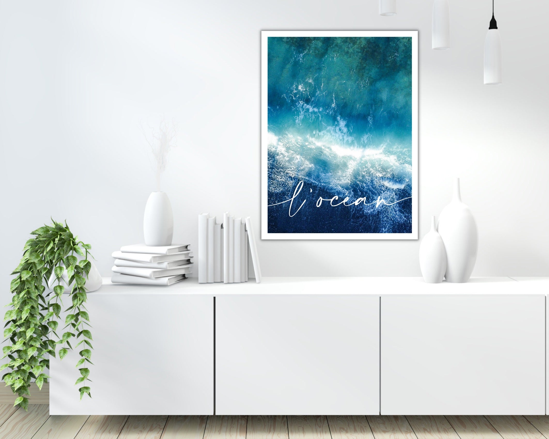 L' océan | Poster vom Meer | Beach | maritim | Bilder Serie | Wand Deko | Meeresposter | Ozean | Strandposter