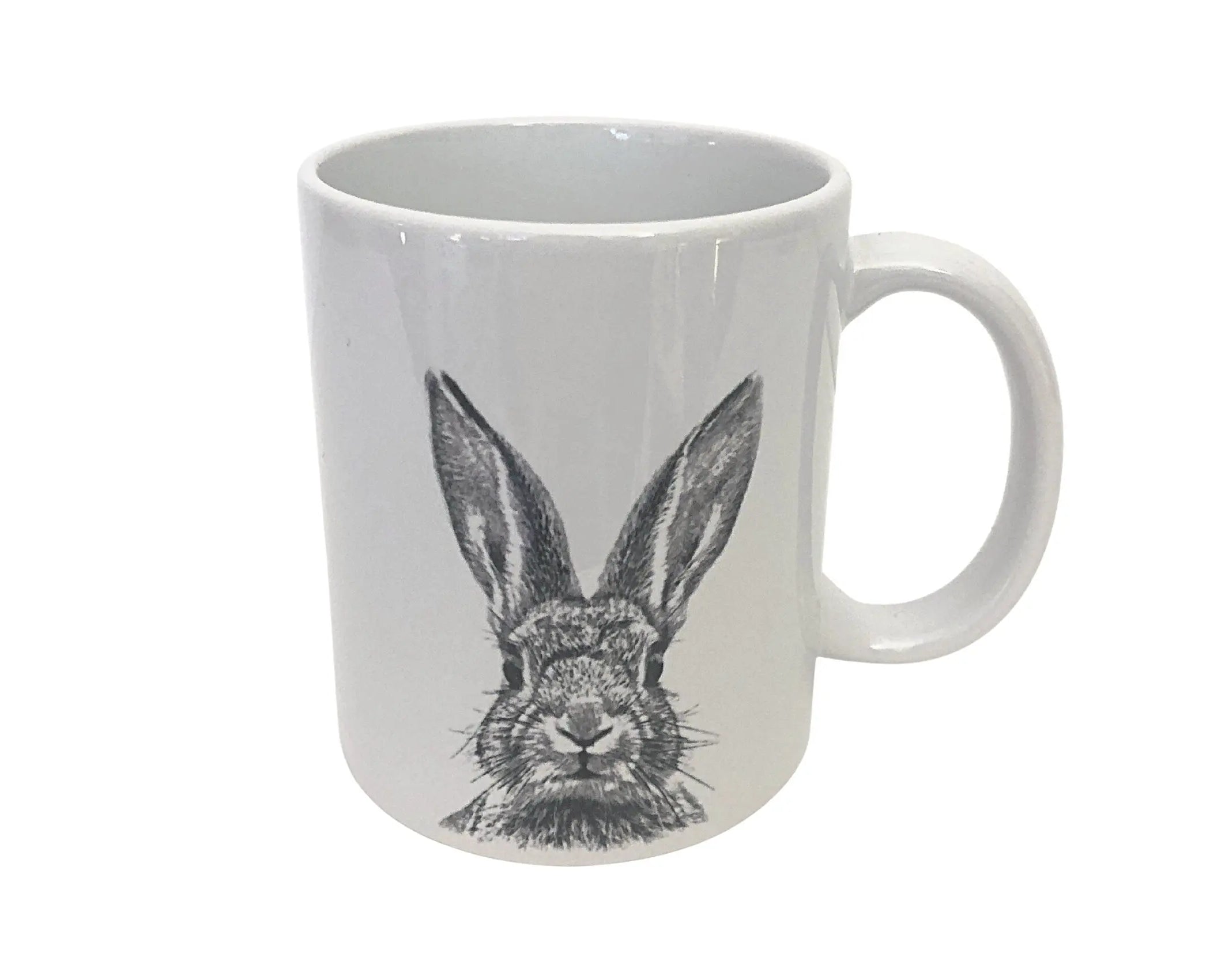 Osterhasen Tasse | Keramik Tasse mit Hasengesicht | Kaffeebecher spülmaschinenfest