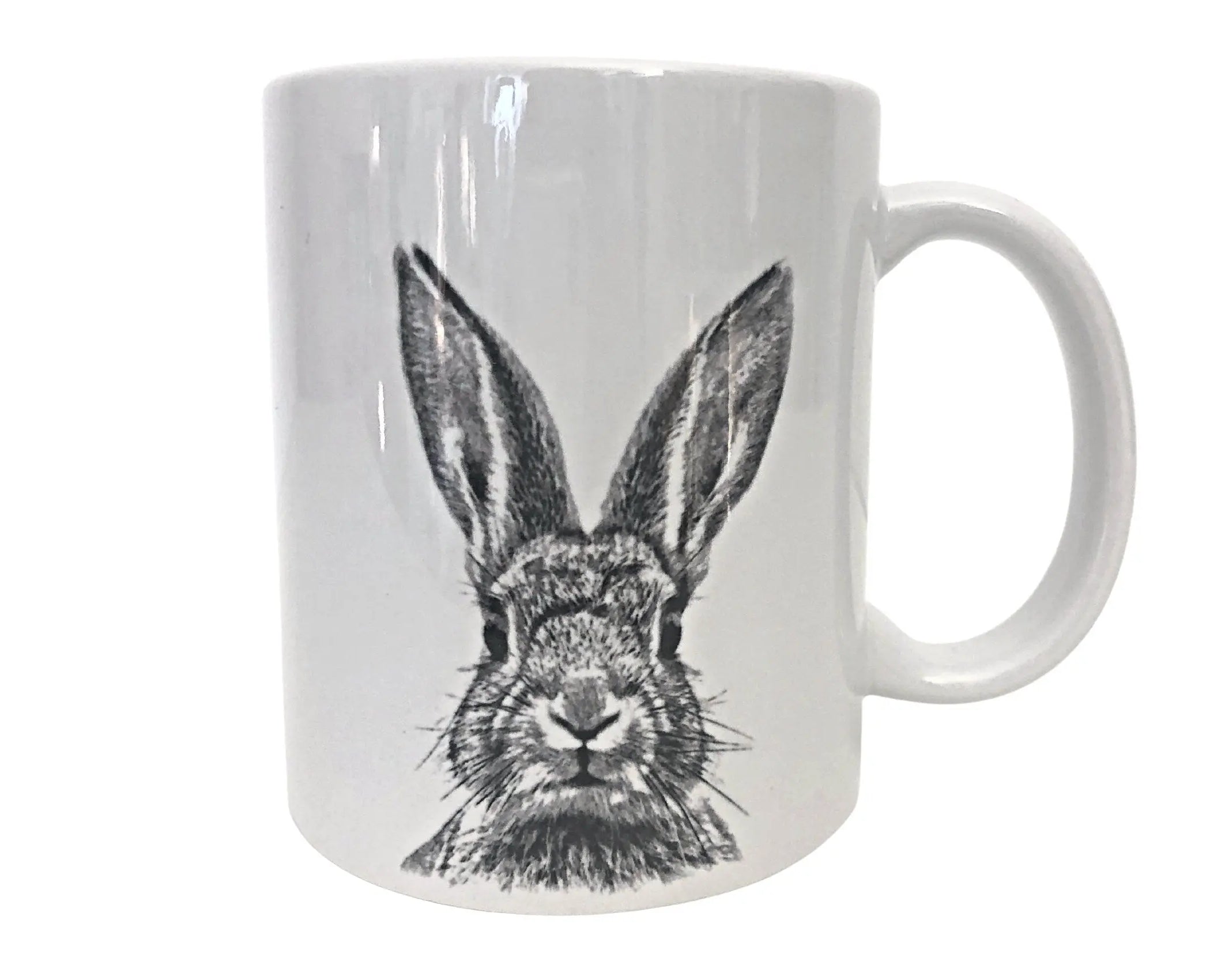 Osterhasen Tasse | Keramik Tasse mit Hasengesicht | Kaffeebecher spülmaschinenfest