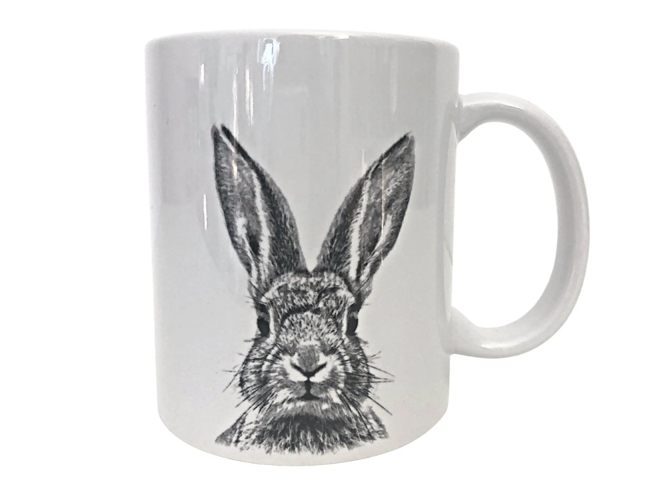 Osterhasen Tasse | Keramik Tasse mit Hasengesicht | Kaffeebecher spülmaschinenfest
