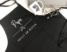Grill Schürze für Papa | BBQ Schürze | schwarz oder grau | Geschenk Vater Bruder Freund Mann