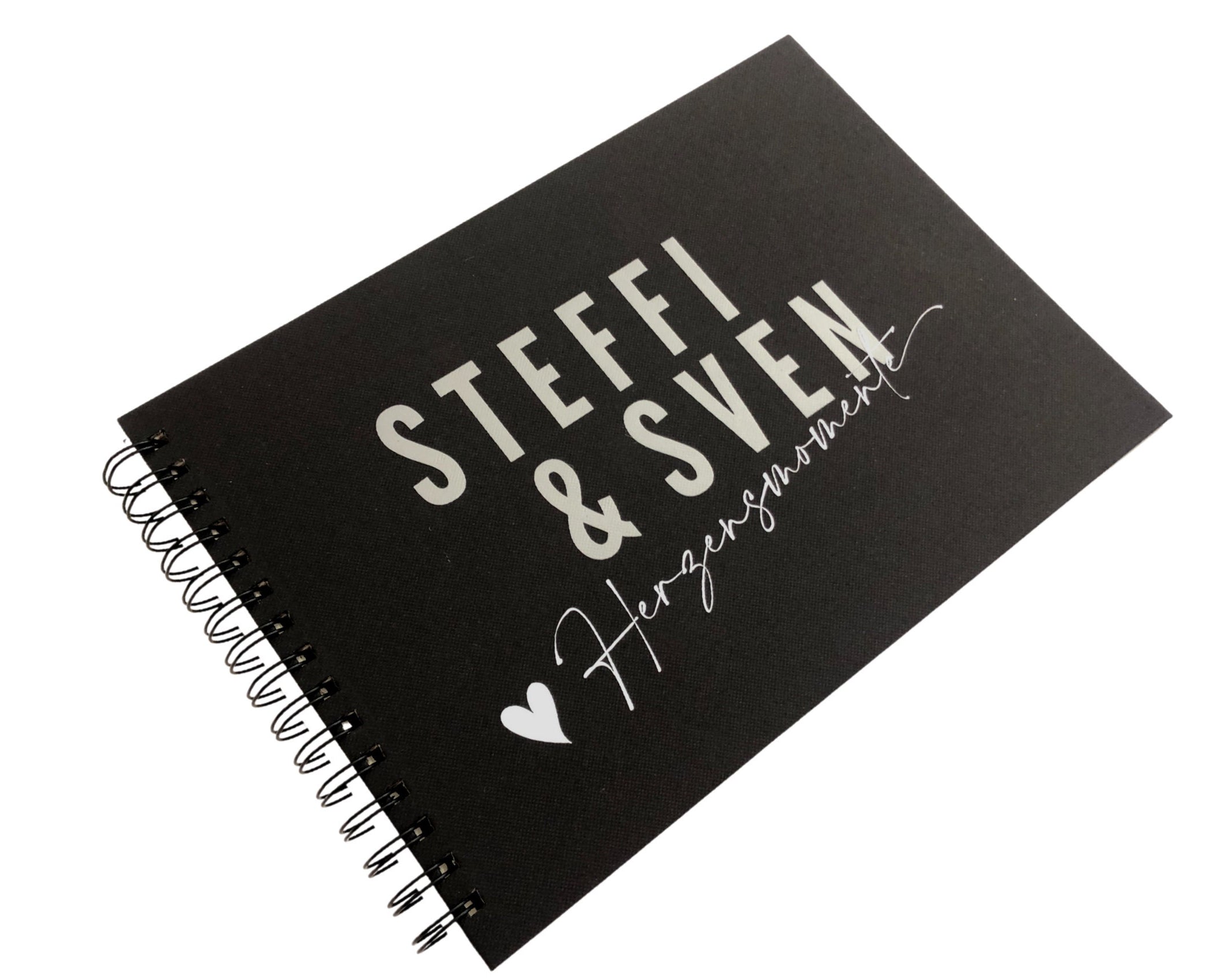 Hochzeit | Gästebuch | personalisiert | schwarz