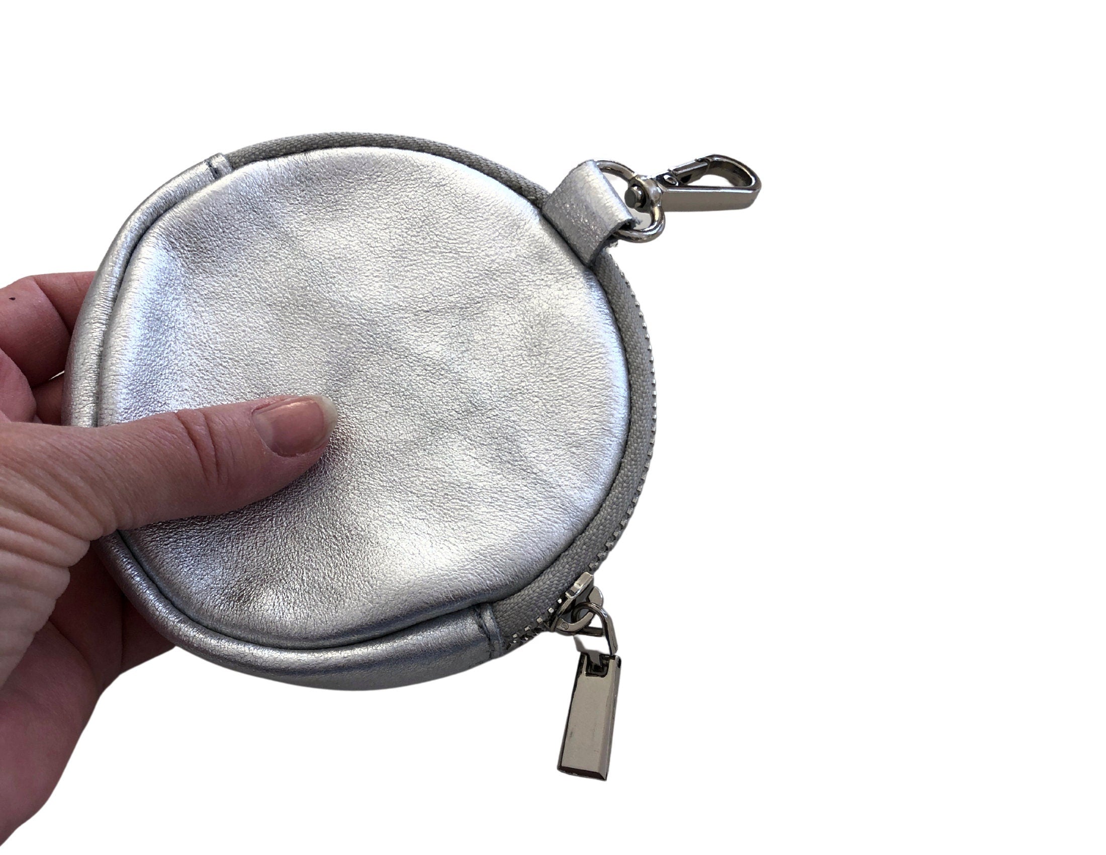 Tasche | rund | Echt Leder | verschiedene Farben