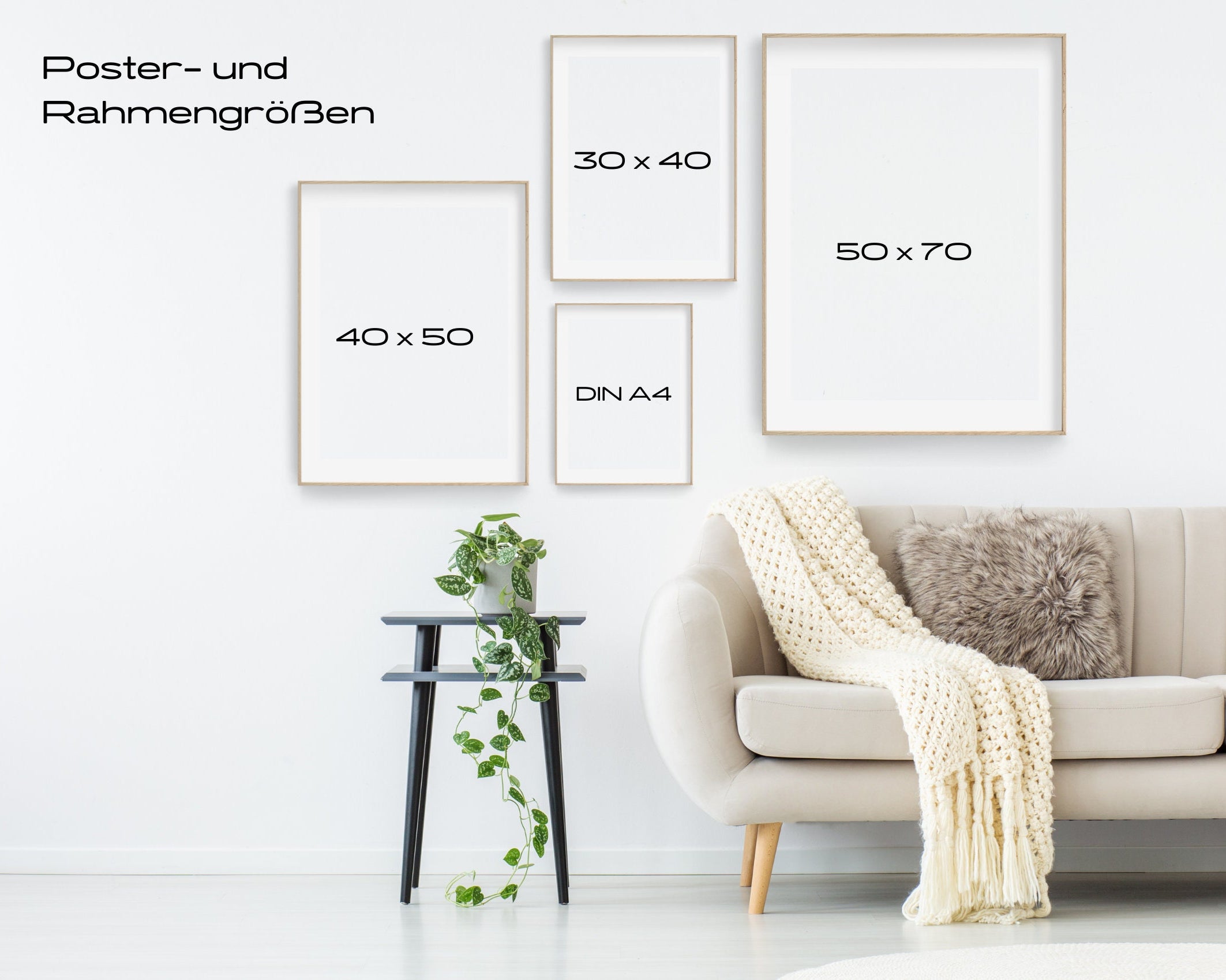 Geburtsposter Name Kind | Taufgeschenk | Individualisierter Print | Oktopus Seepferd Aquarell | Tierbild | Bild Baby Kinderzimmer blau gold