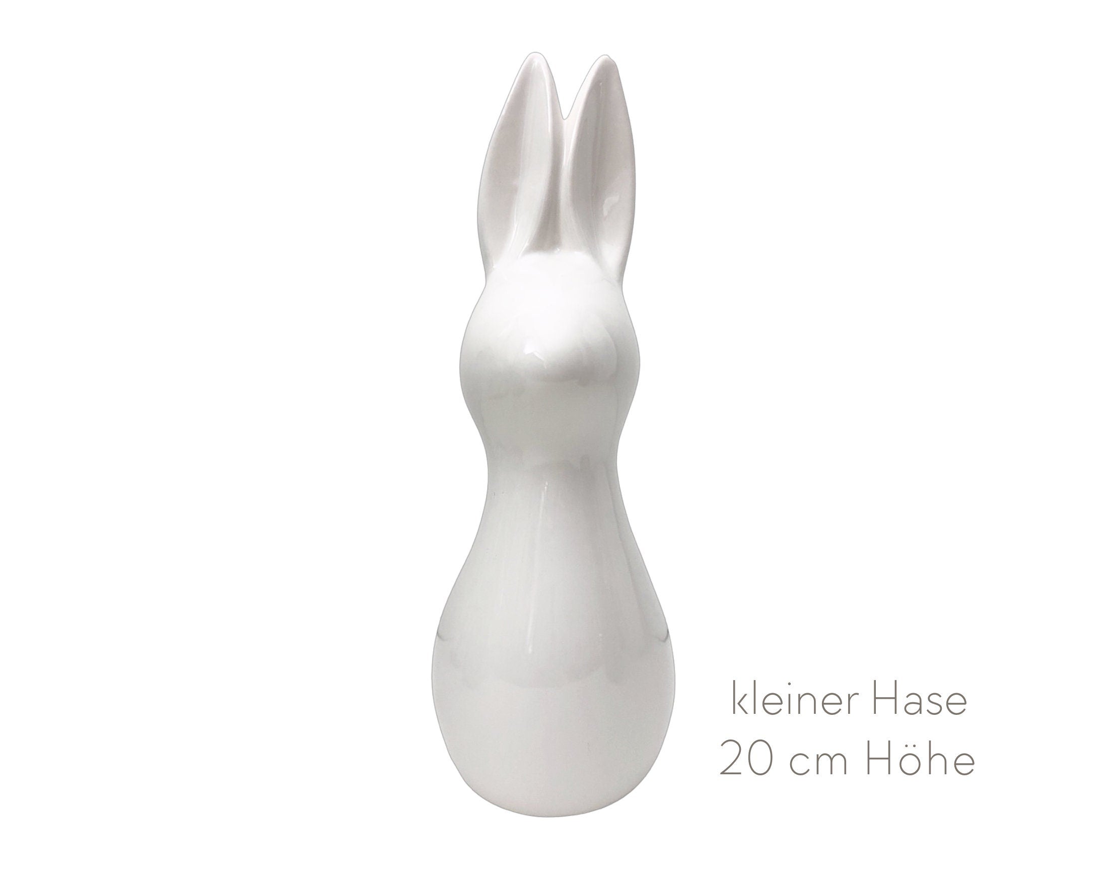 Osterhasen | Deko aus weißer Keramik