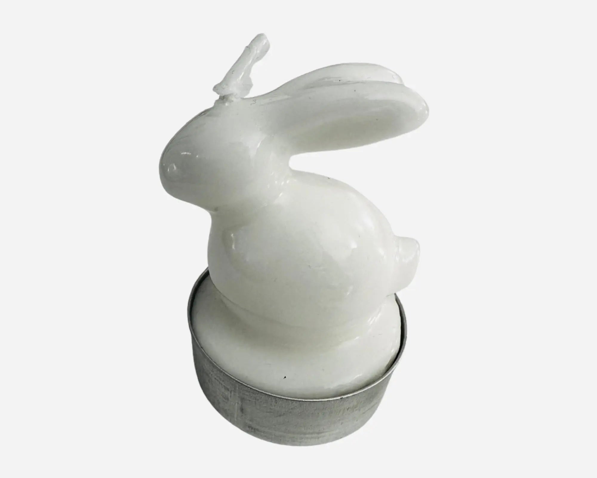 Osternest mit Hase | Hasenkerze | weißer Hase | skandinavisch Ostern | Osterdeko