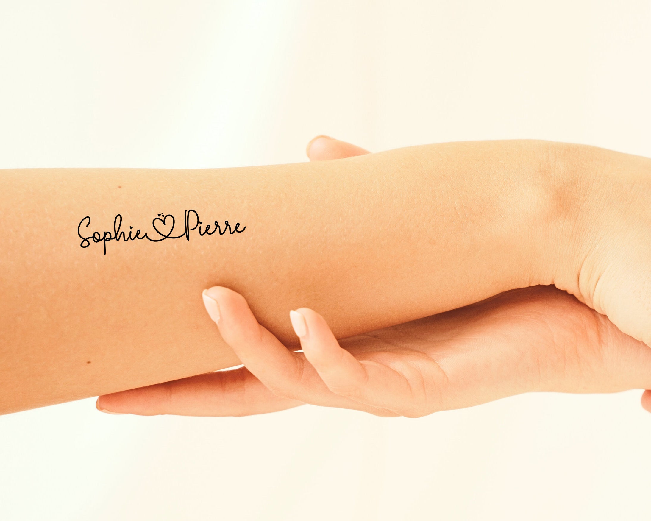 Personalisierbares Tattoo | JGA | temporär | Namen | 3er Set