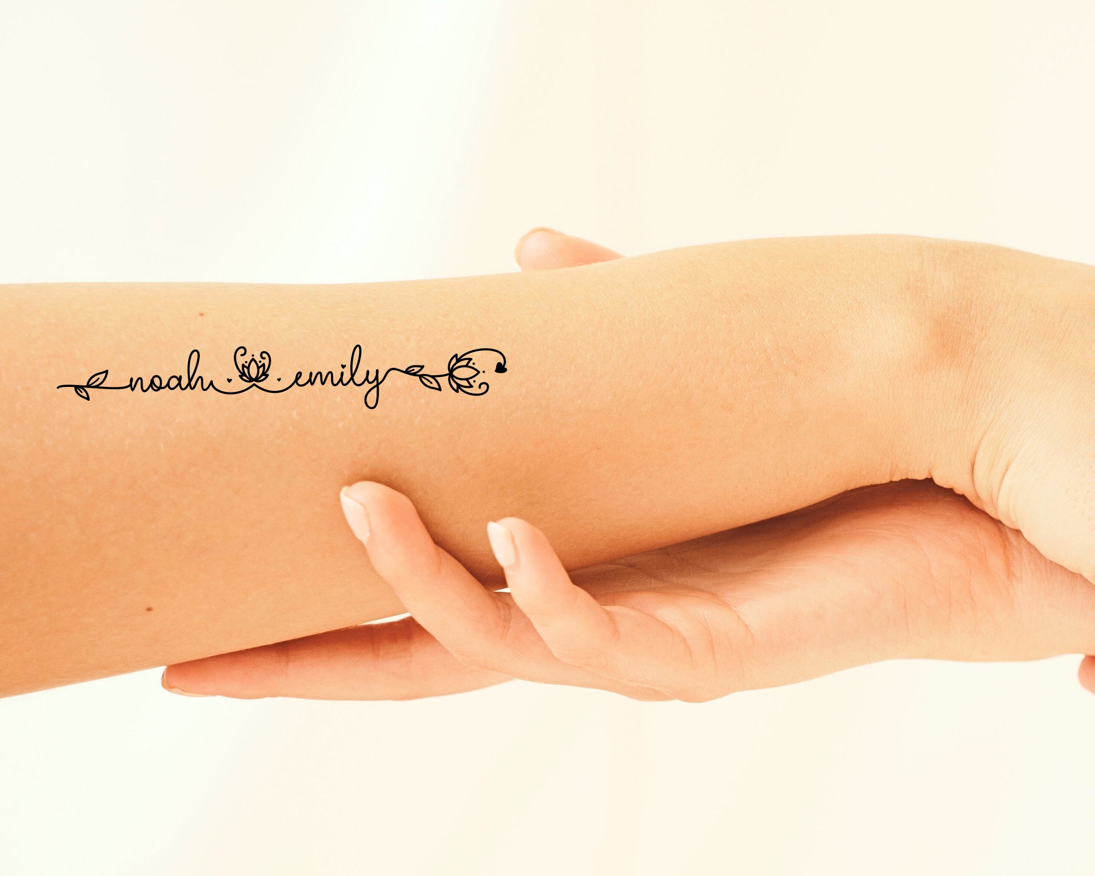 Personalisierbares Tattoo | JGA | temporär | Namen | 3er Set