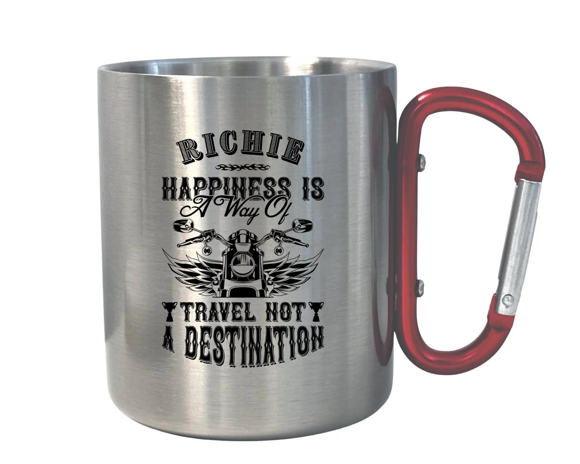 Karabinertasse | Personalisierbar | Tasse für Biker