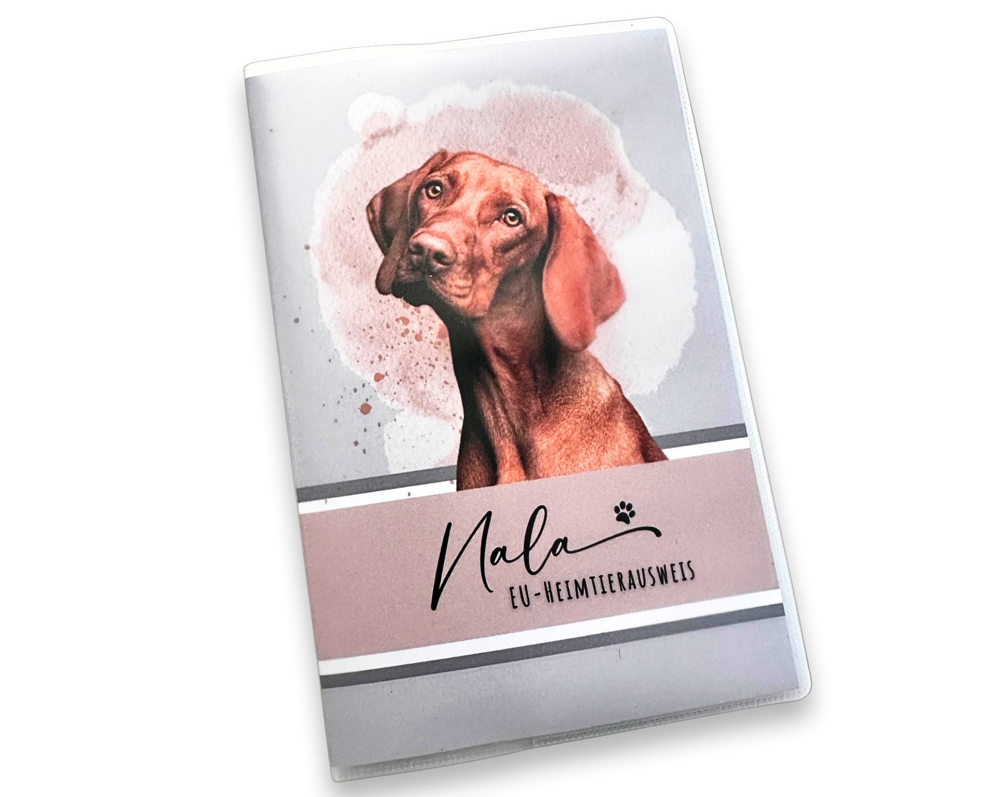 Heimtierausweis mit Foto | personalisierte Schutzhülle EU-Heimtierausweis | Katze Hund | mit Namen