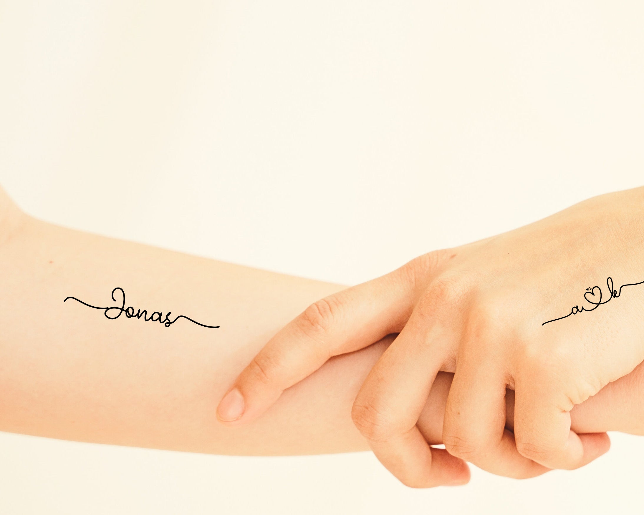 Personalisierbares Tattoo | JGA | temporär | Namen | 3er Set